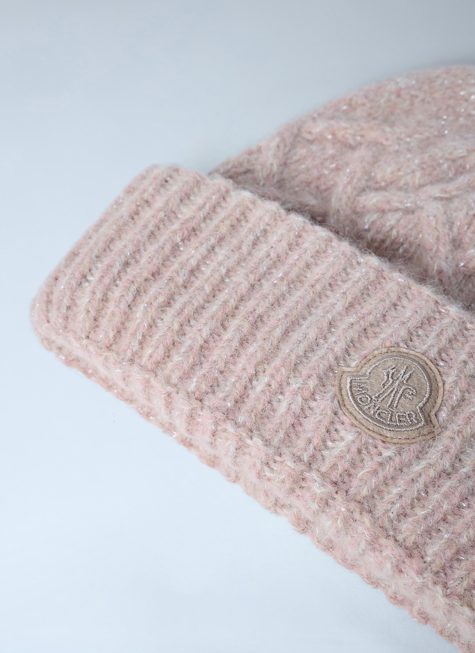 Moncler Women Logo Motif Beanie Hat MONCLER
