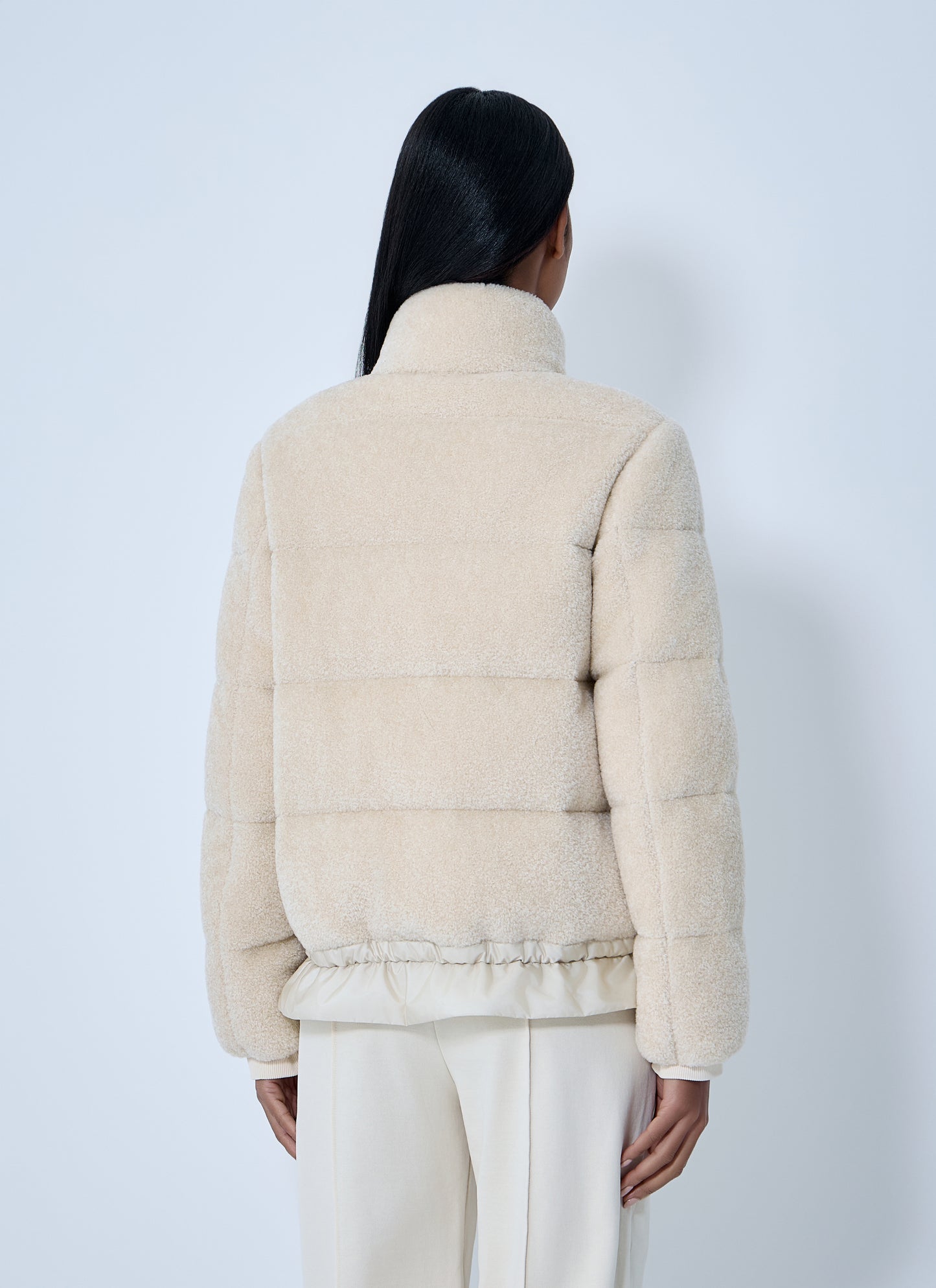 Moncler Women Cedre Teddy Down Jacket