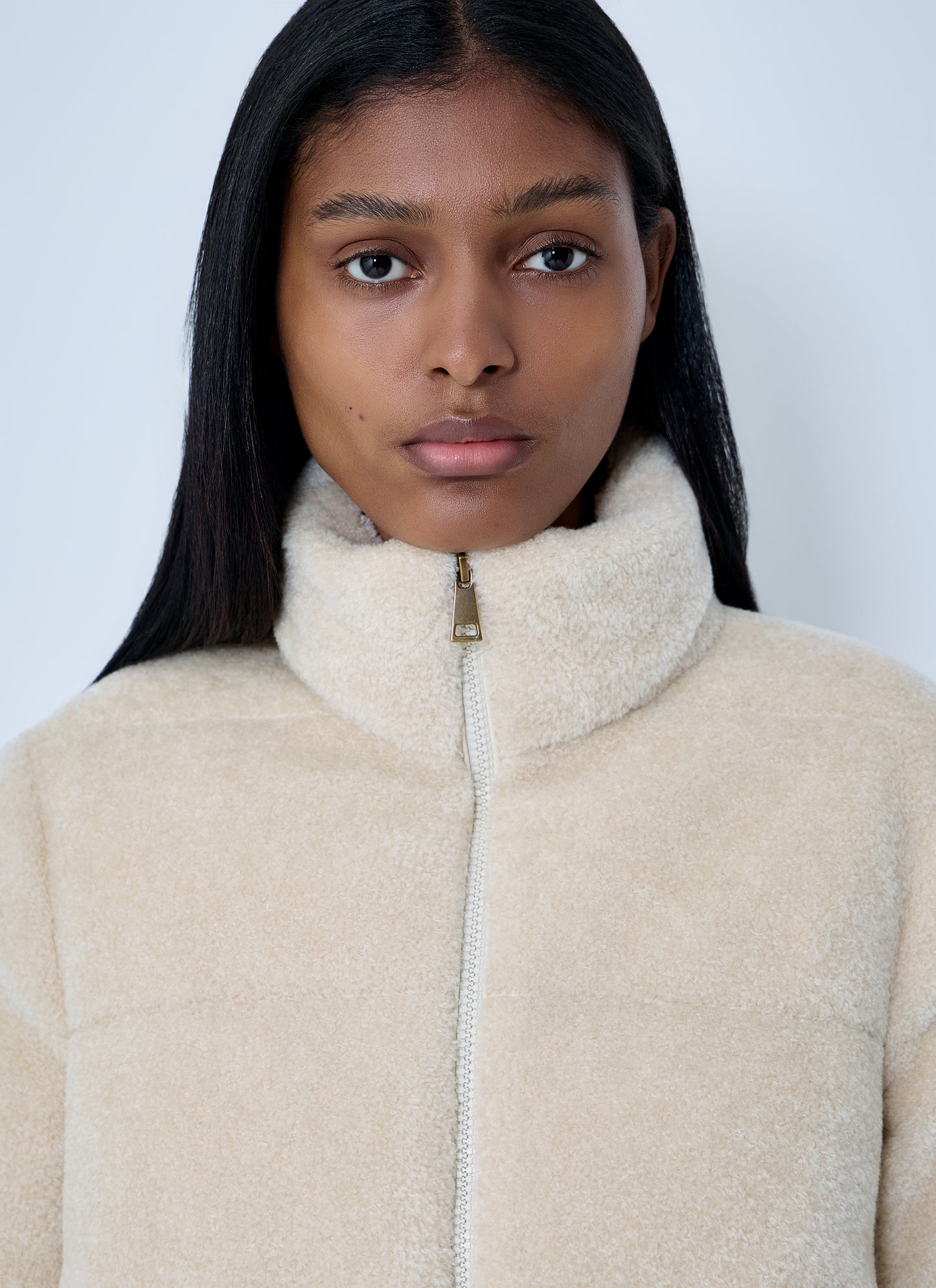 Moncler Women Cedre Teddy Down Jacket