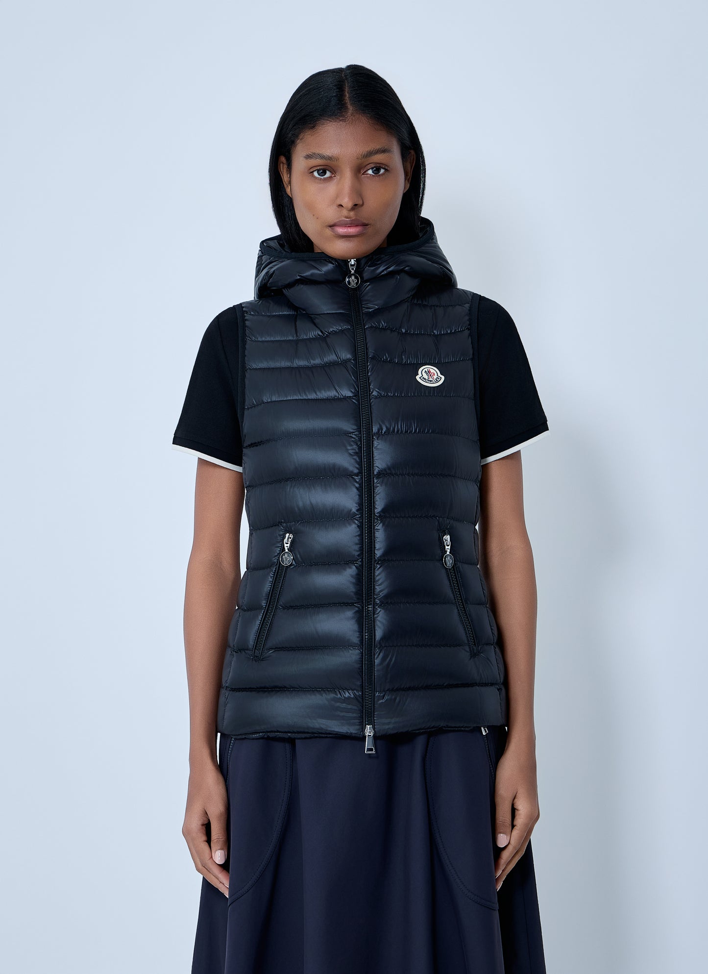 Moncler Women Glygos Short Down Vest