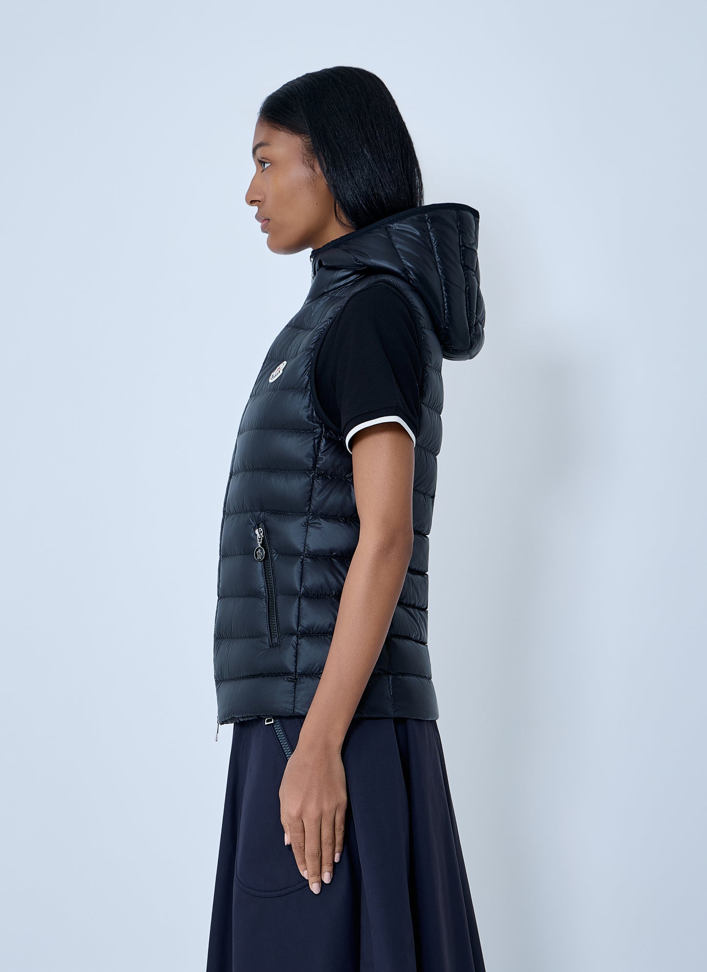 Moncler Women Glygos Short Down Vest