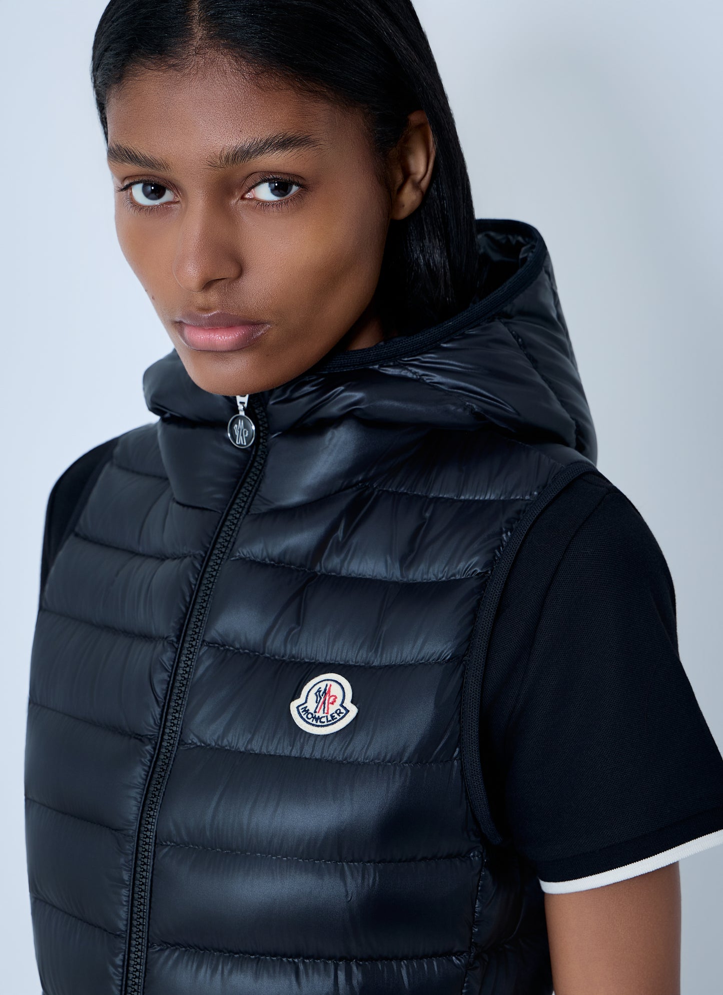 Moncler Women Glygos Short Down Vest