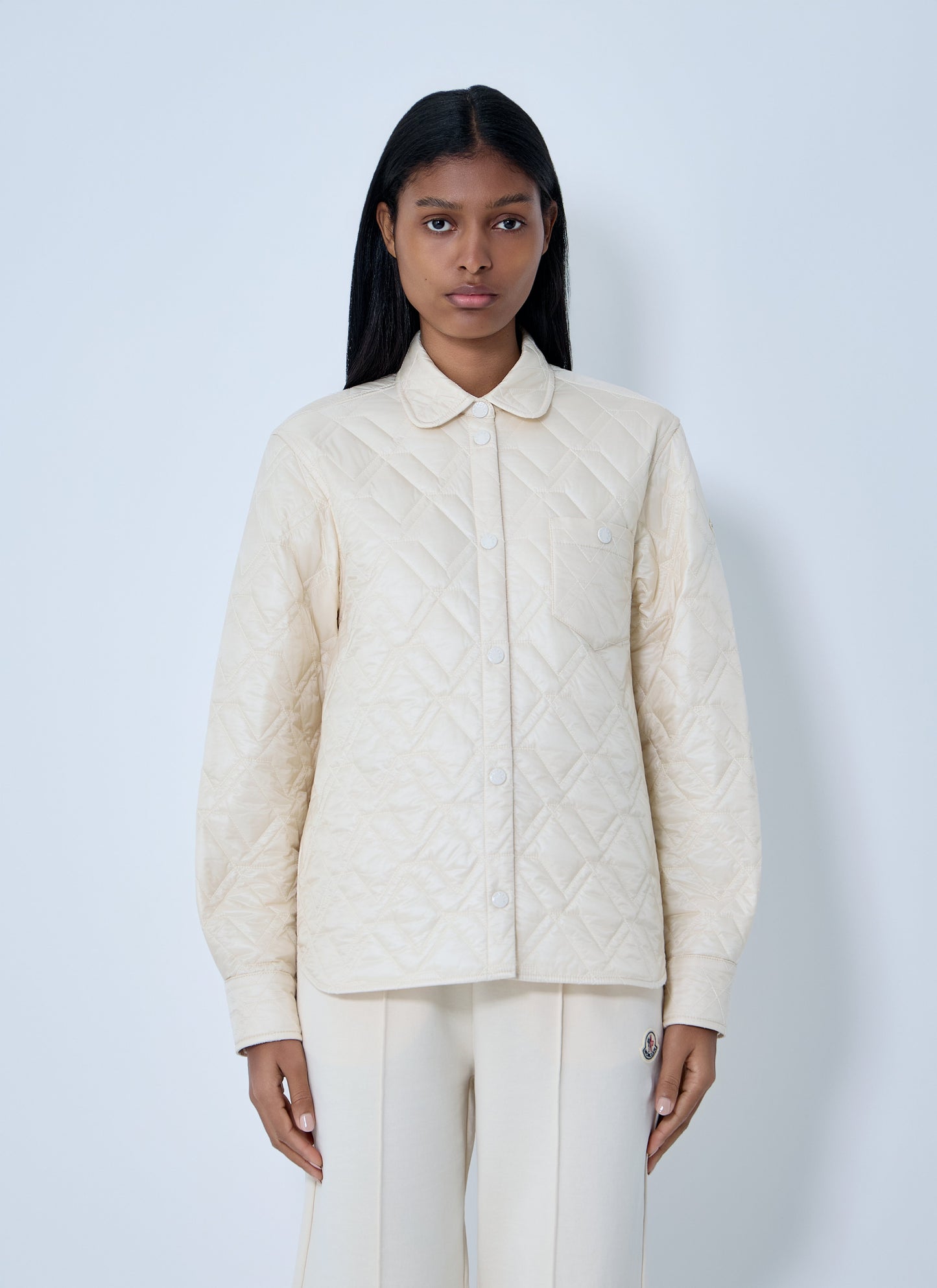 Moncler Women Logo Motif Quilted Jacket MONCLER