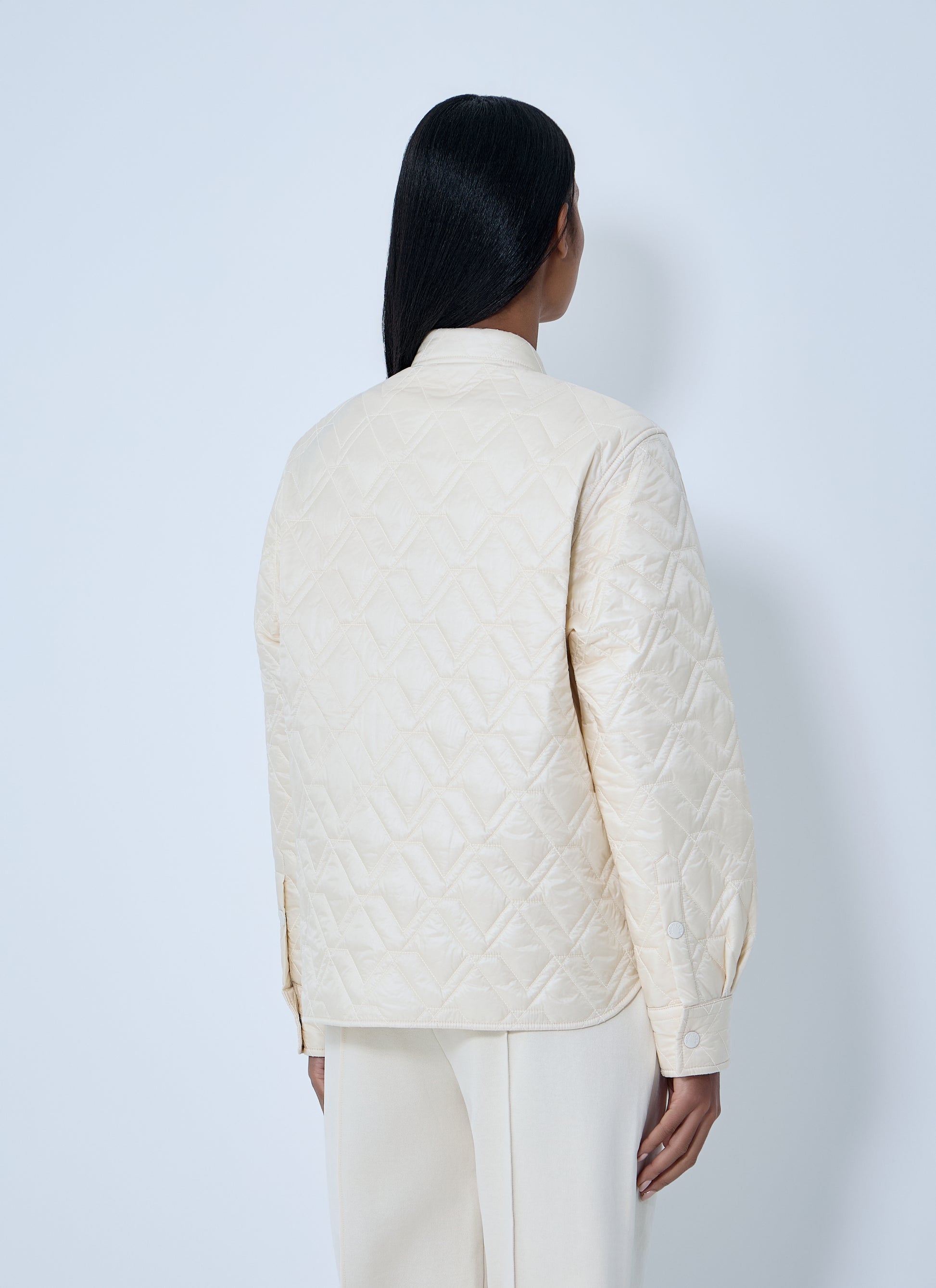 Moncler Women Logo Motif Quilted Jacket MONCLER