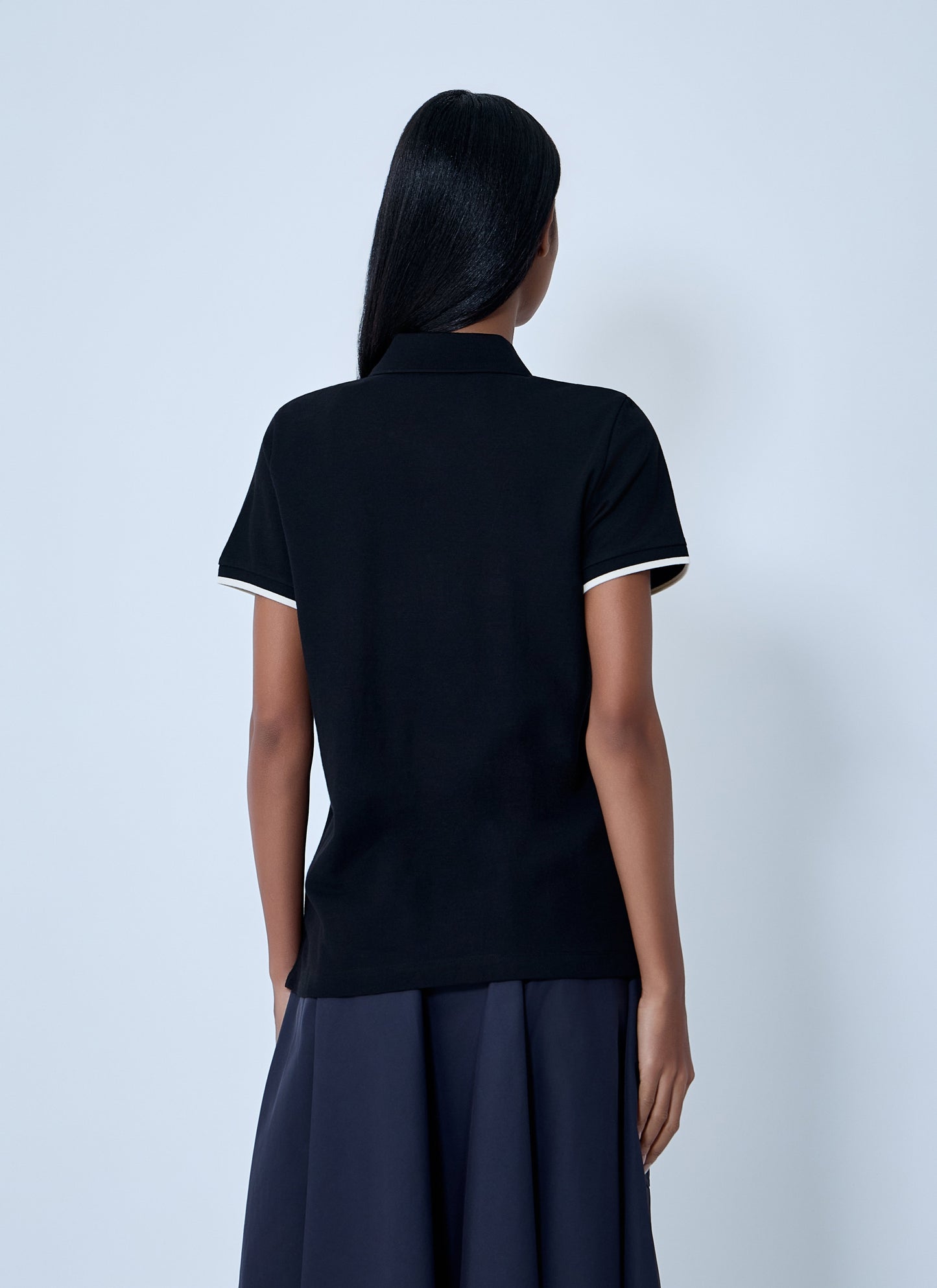 Moncler Women Logo Motif Polo Shirt MONCLER