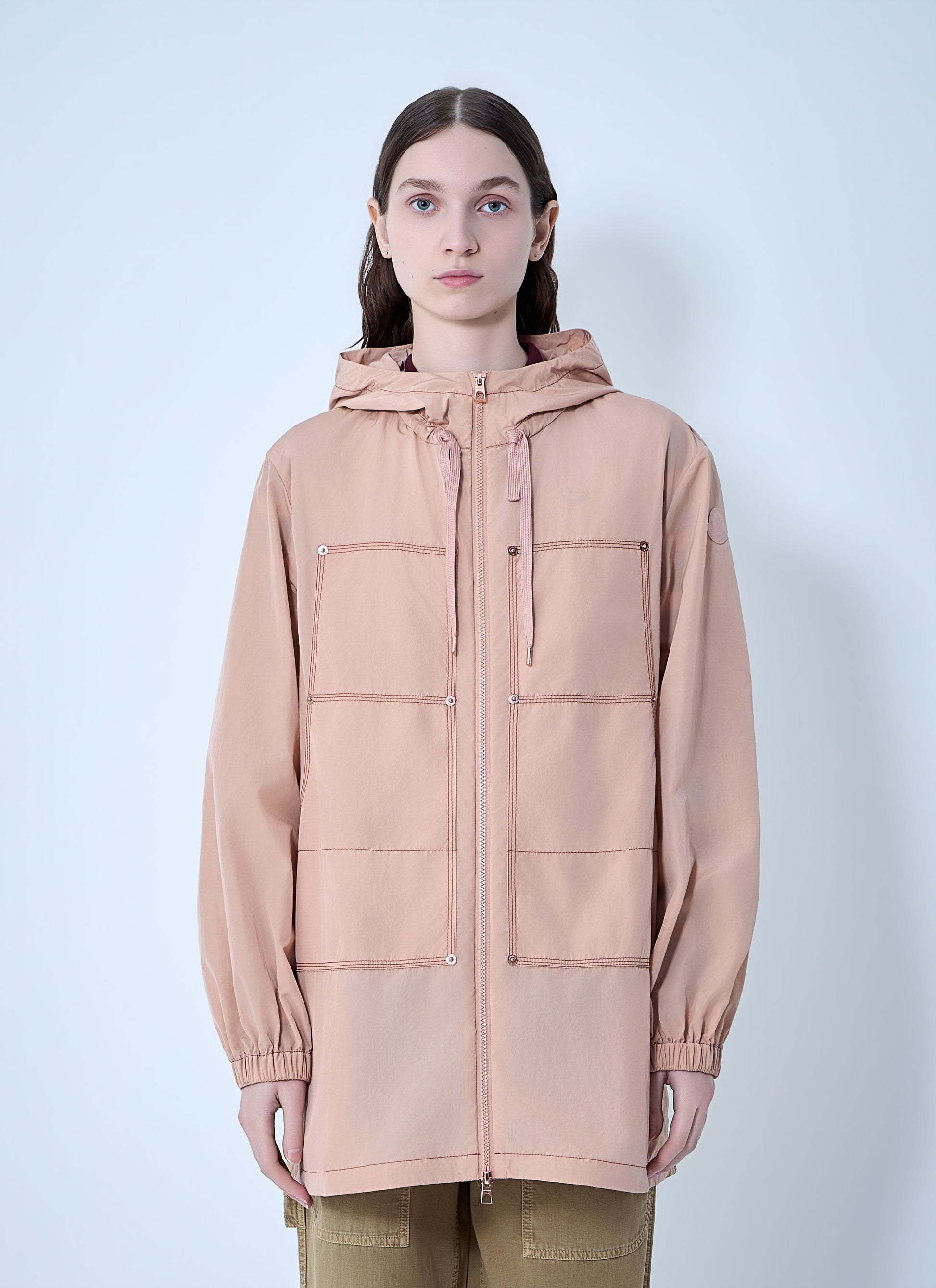 Moncler Women Hooded Zip Jacket MONCLER