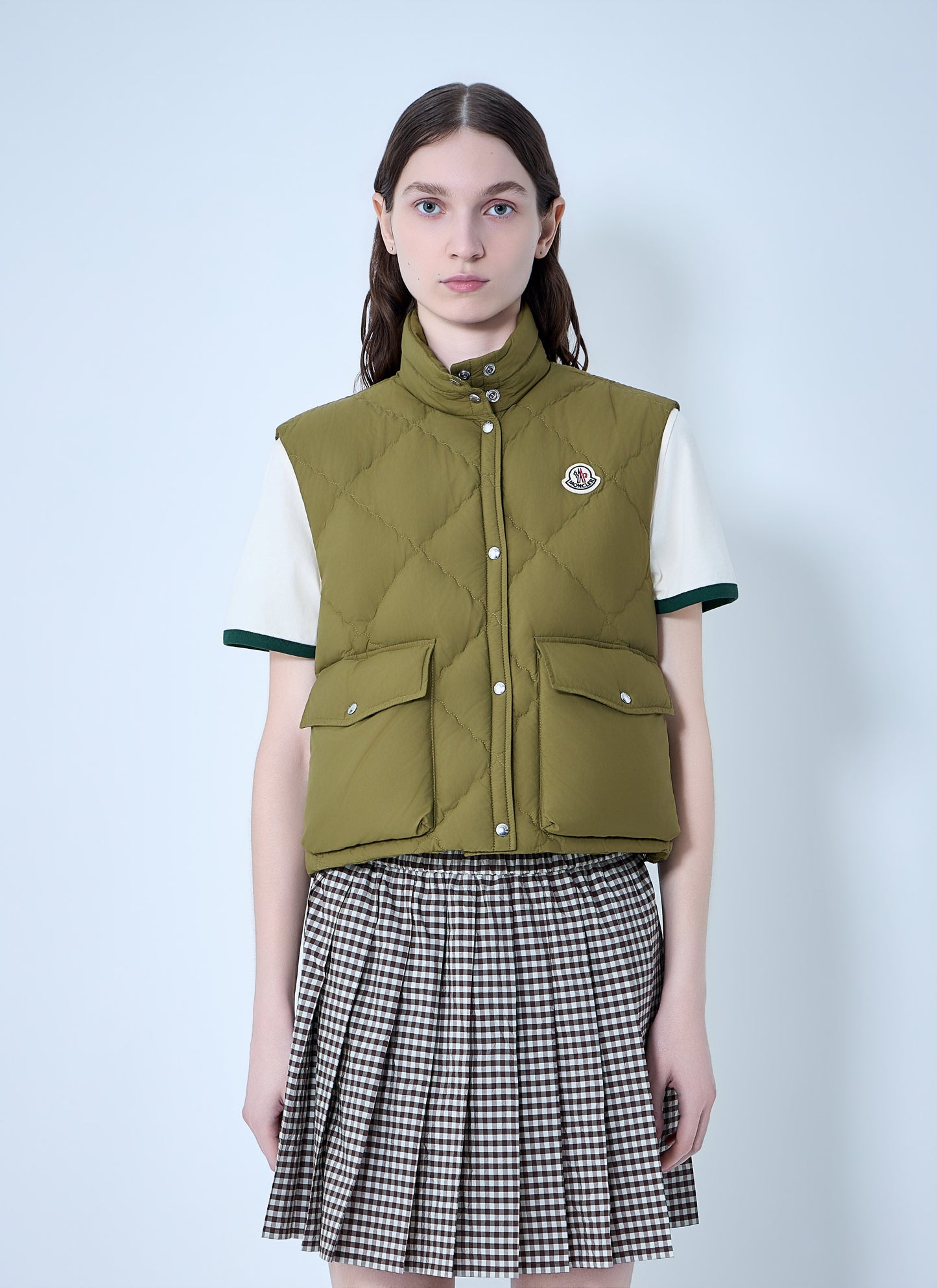 Moncler Women Biois Quilted Down Vest MONCLER