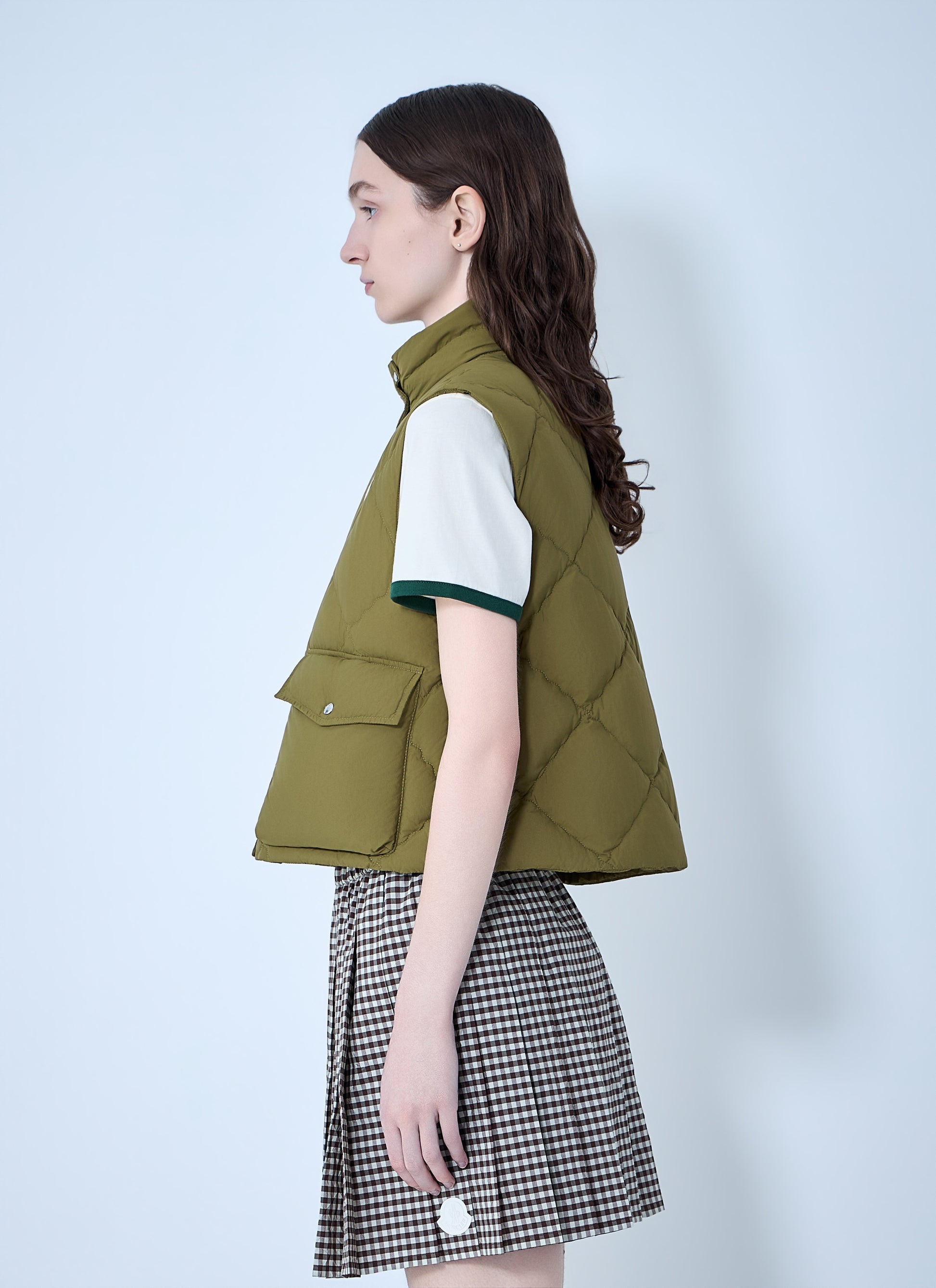 Moncler Women Biois Quilted Down Vest MONCLER