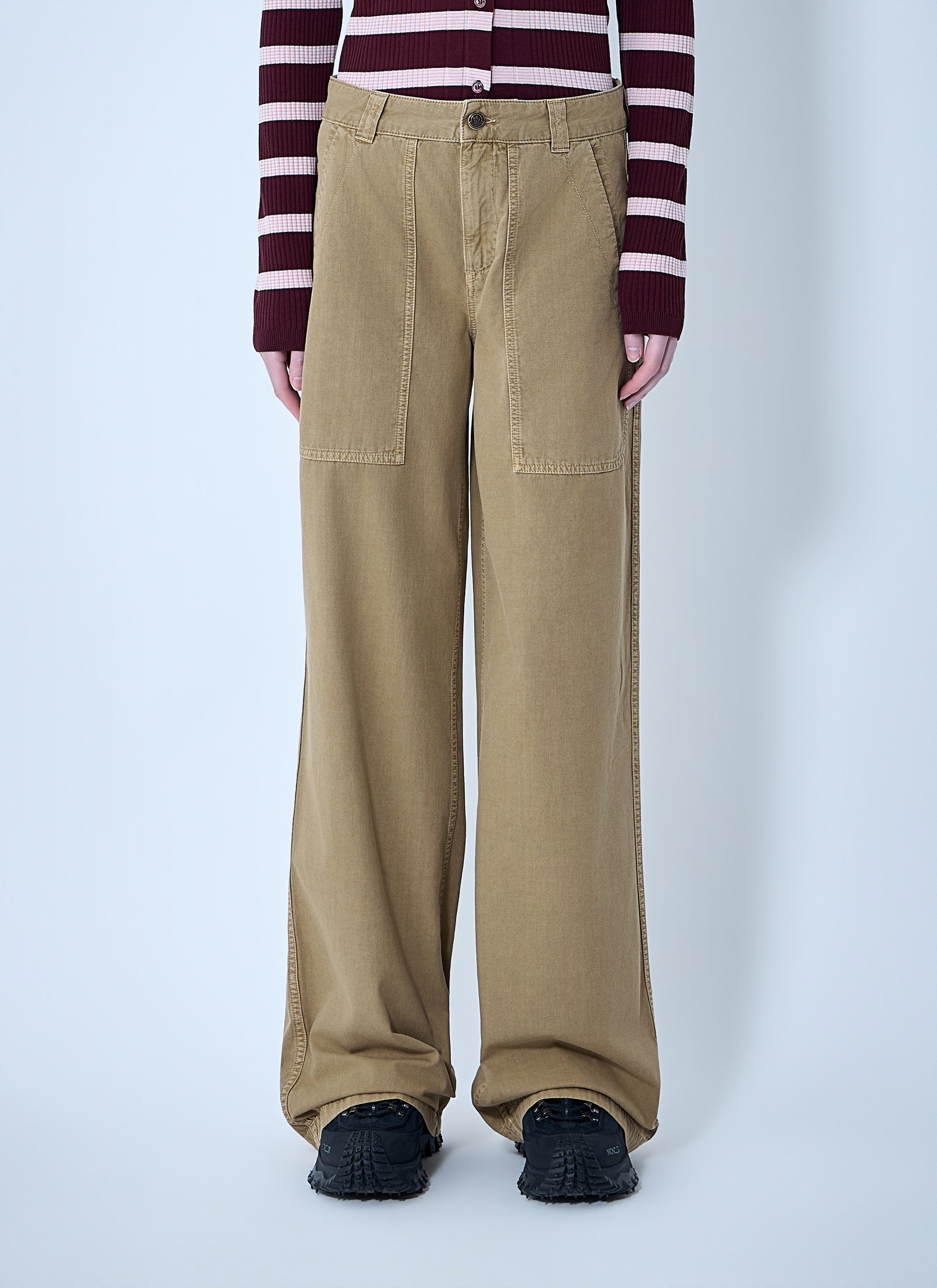 Moncler Women Utility Wide-Leg Trousers MONCLER