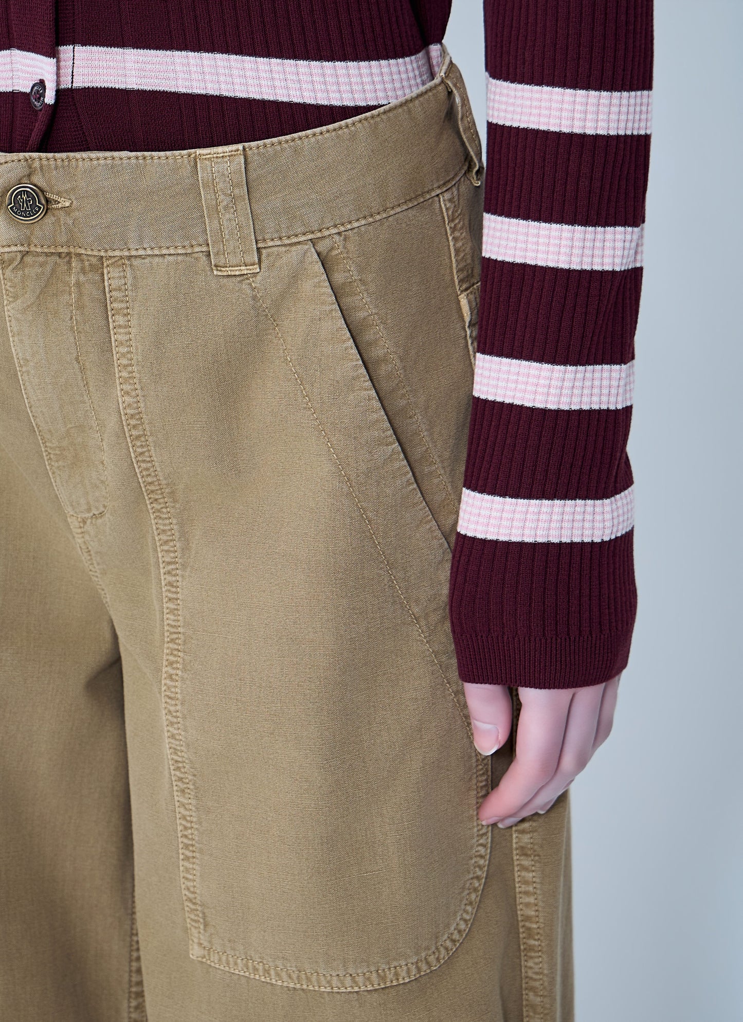 Moncler Women Utility Wide-Leg Trousers MONCLER