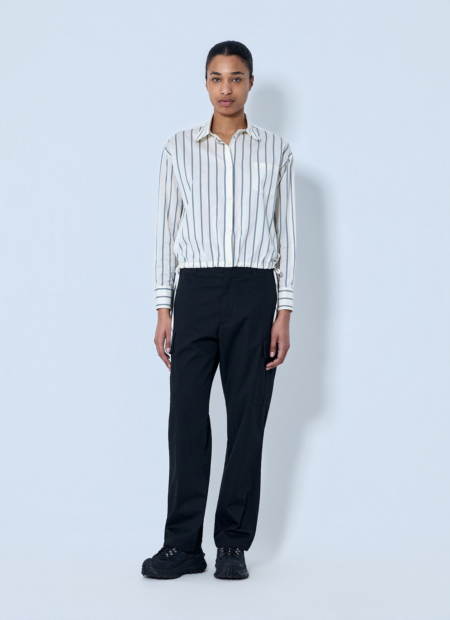 Moncler Women Striped Cotton Shirt MONCLER