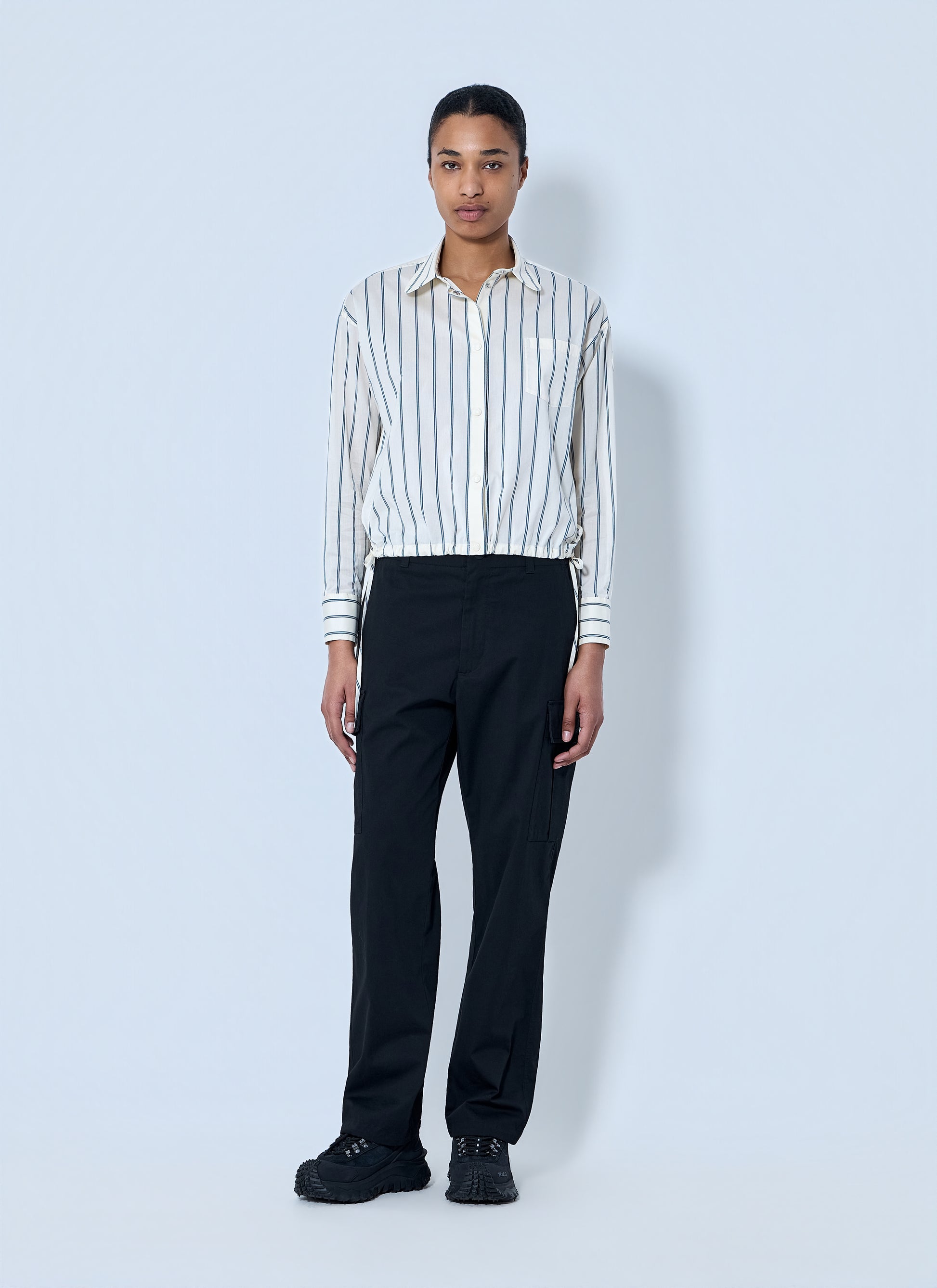 Moncler Women Striped Cotton Shirt MONCLER