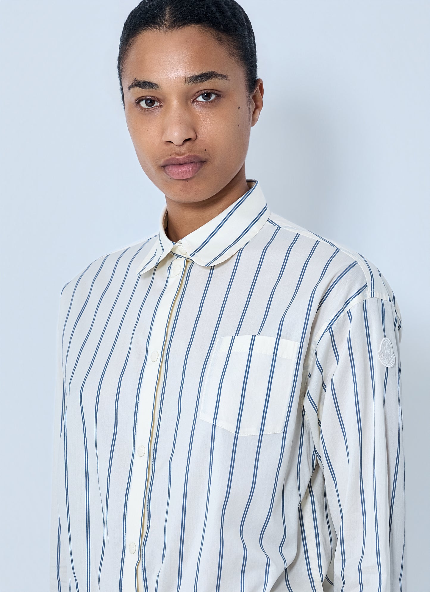 Moncler Women Striped Cotton Shirt MONCLER
