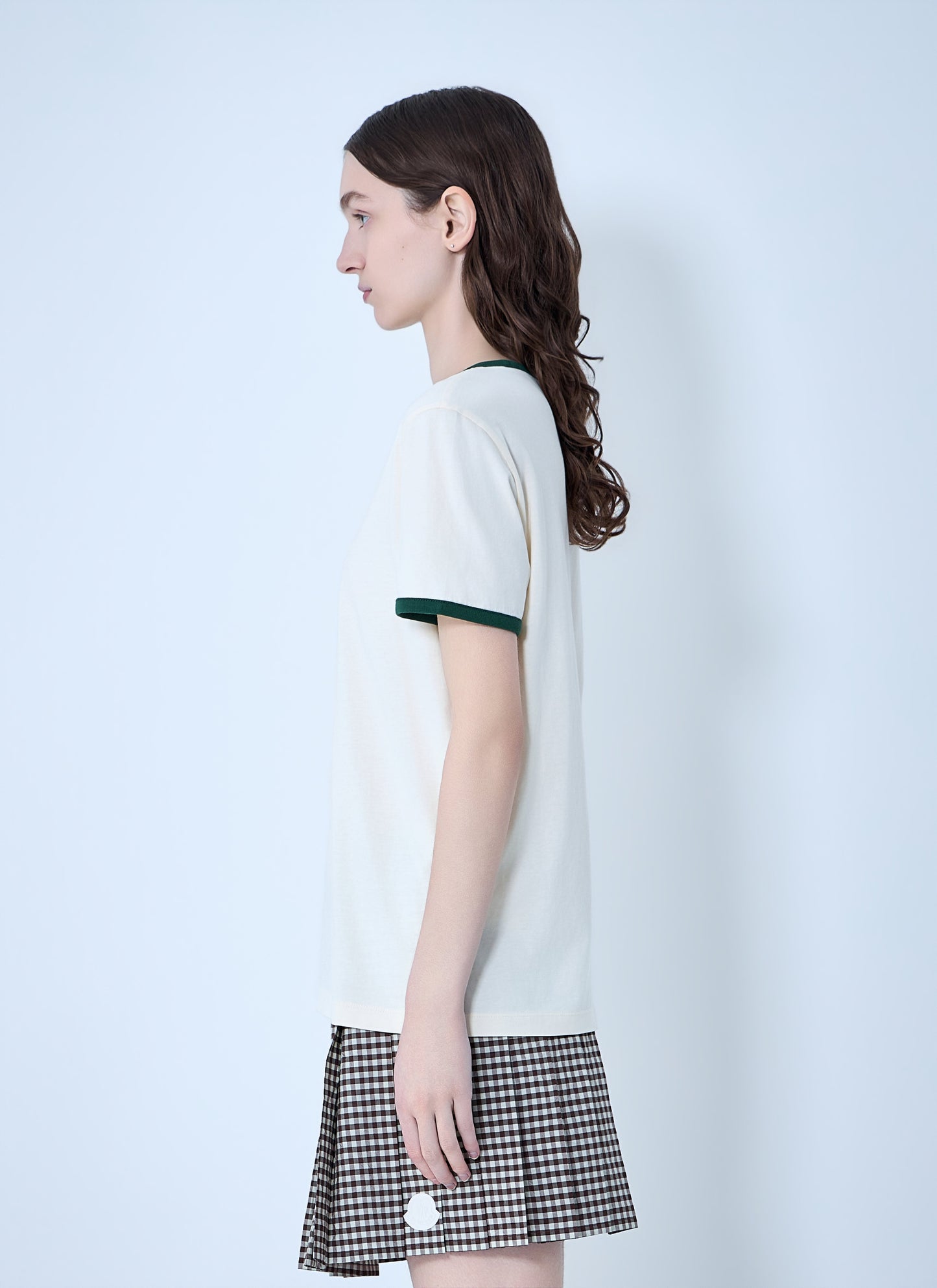 Moncler Women Logo Print Cotton T-Shirt MONCLER