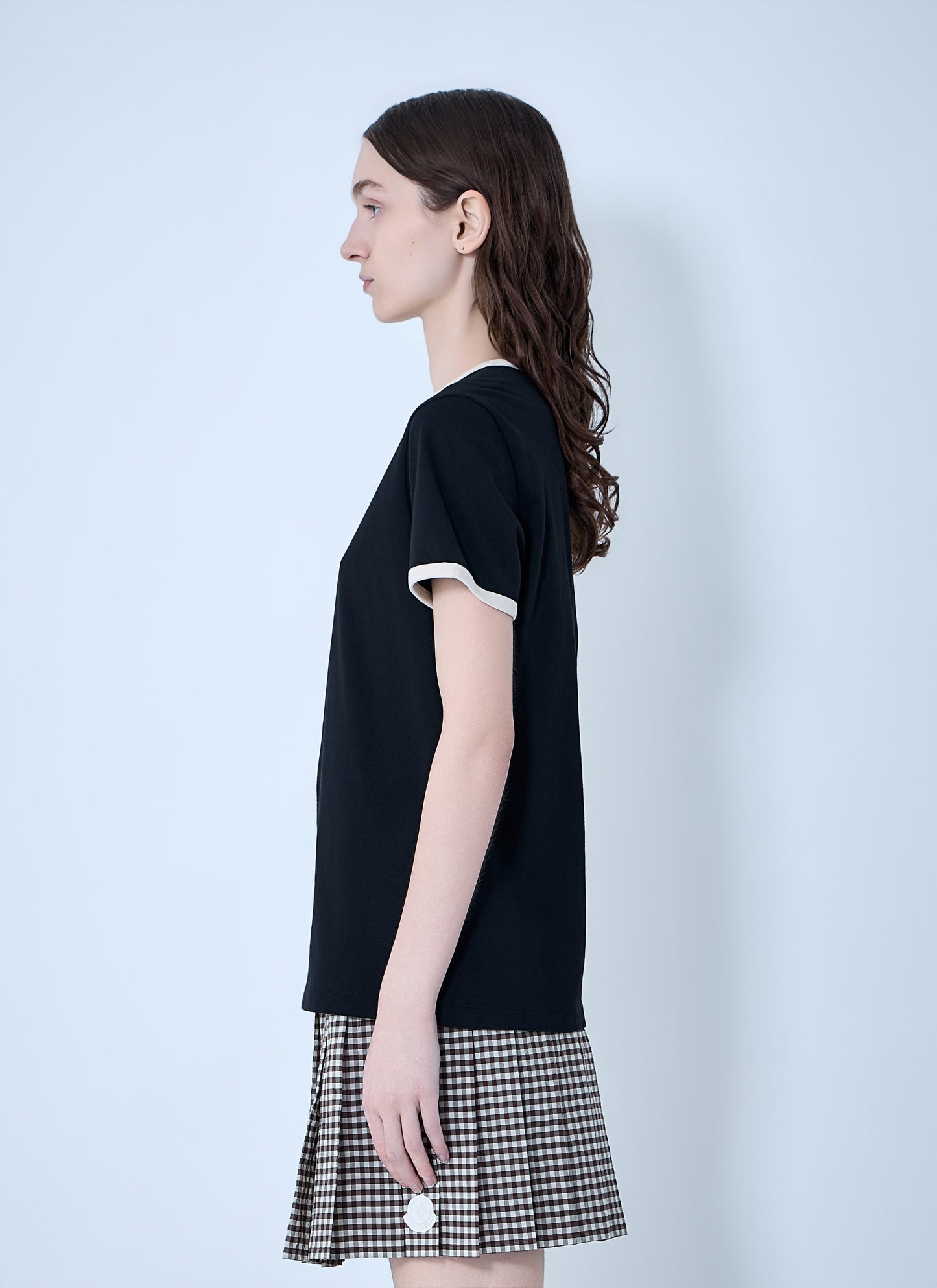 Moncler Women Cotton Jersey Logo T-Shirt MONCLER