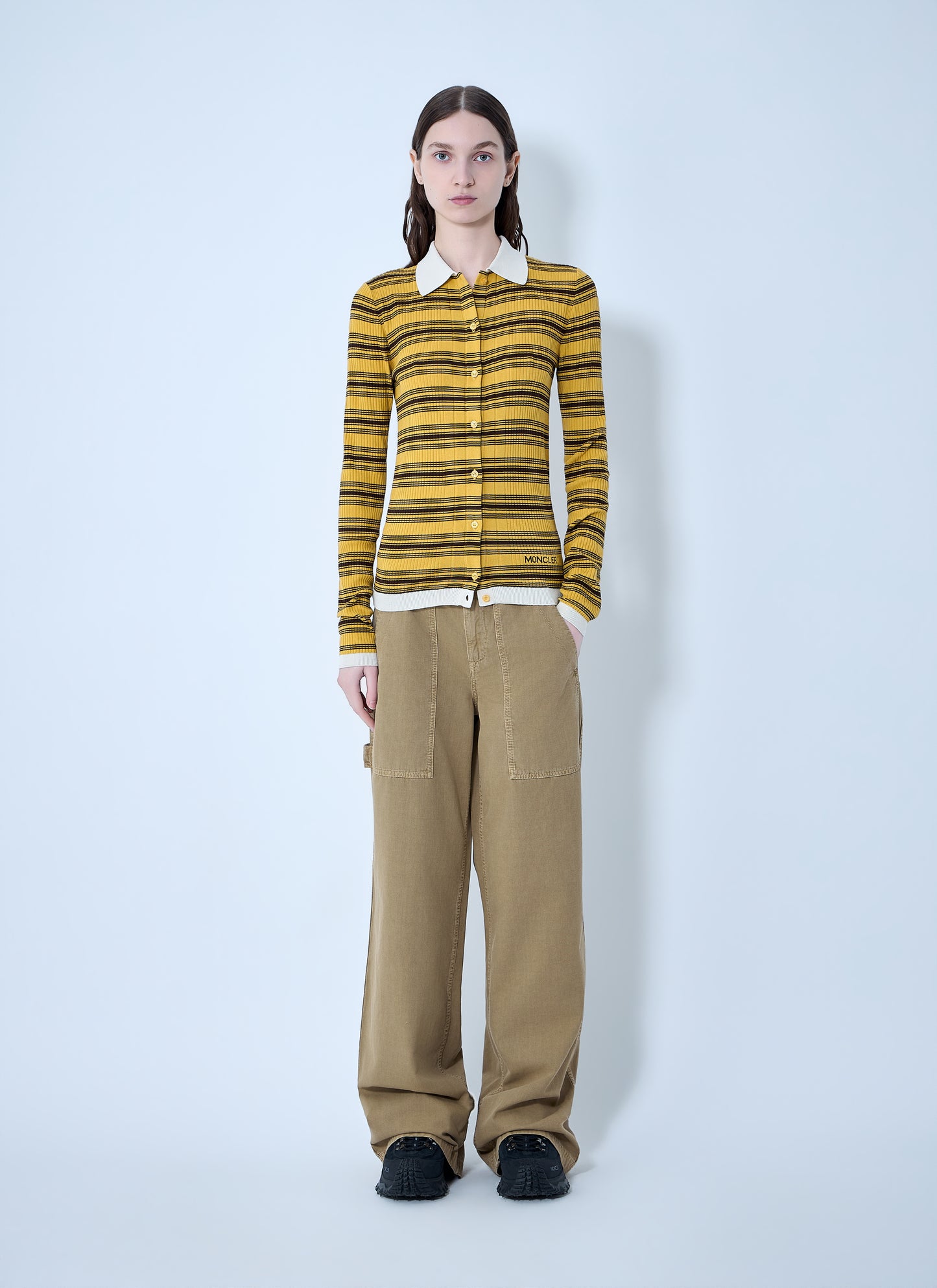 Moncler Women Striped Button-Down Cardigan MONCLER