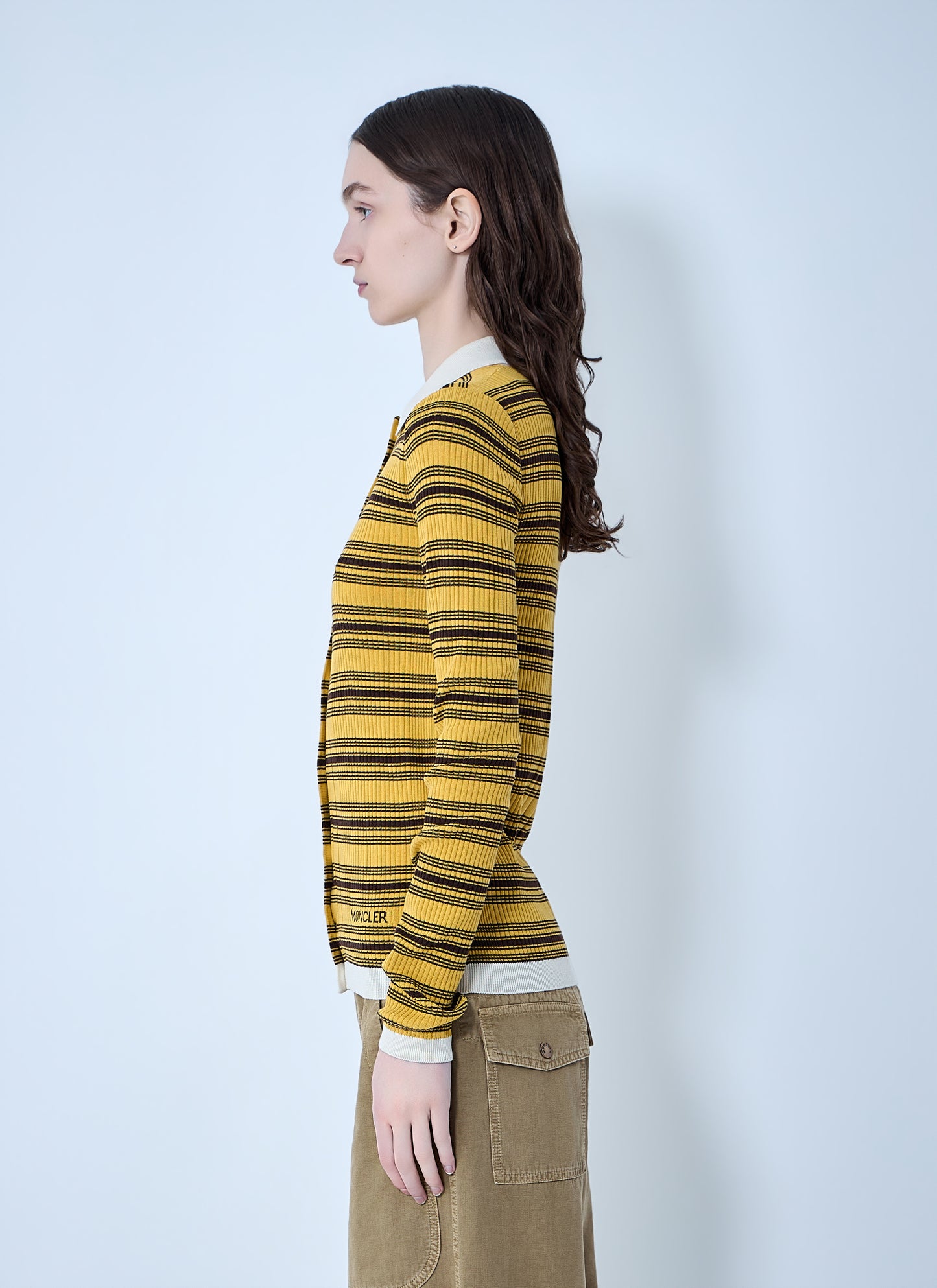 Moncler Women Striped Button-Down Cardigan MONCLER