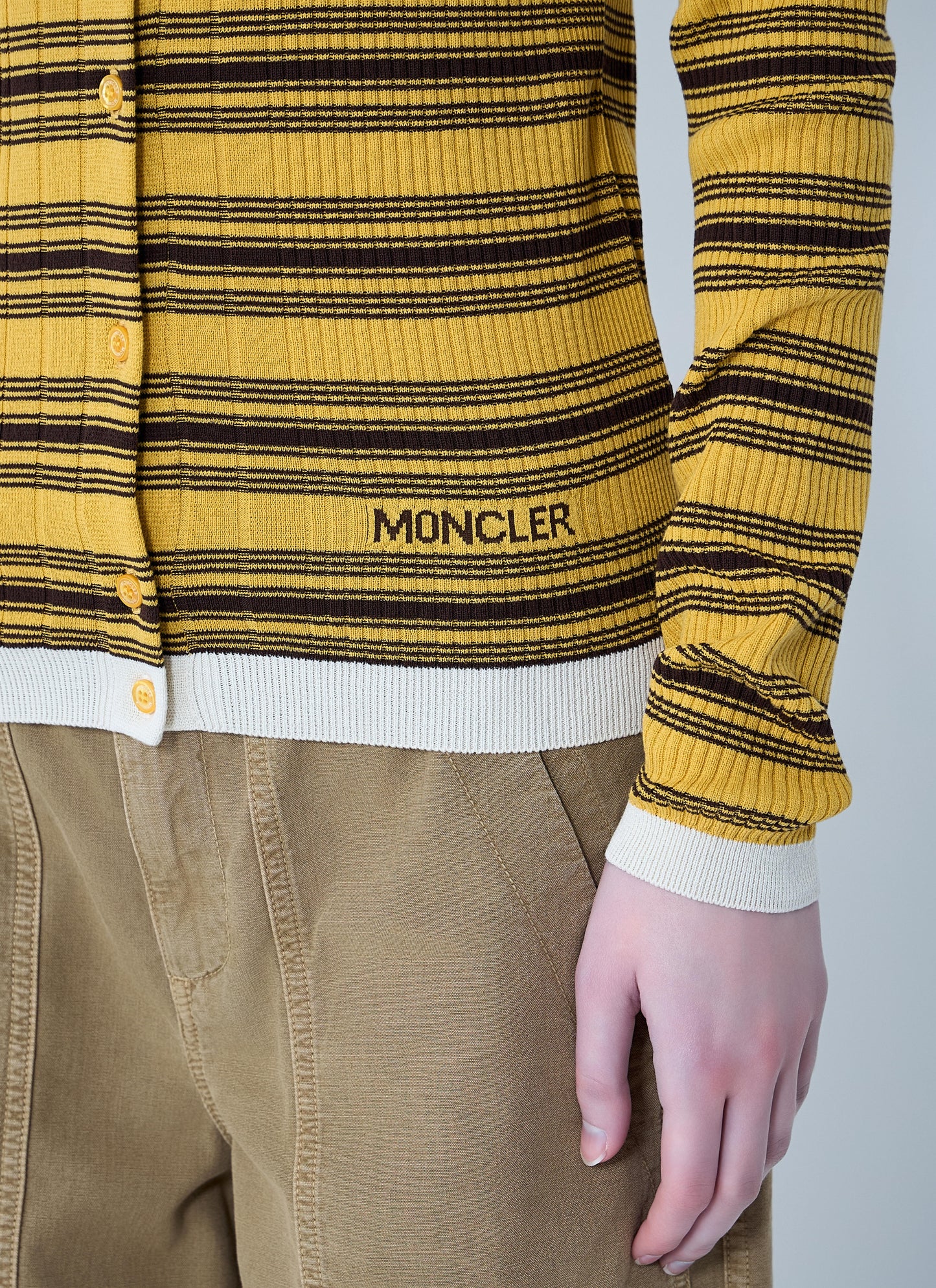 Moncler Women Striped Button-Down Cardigan MONCLER