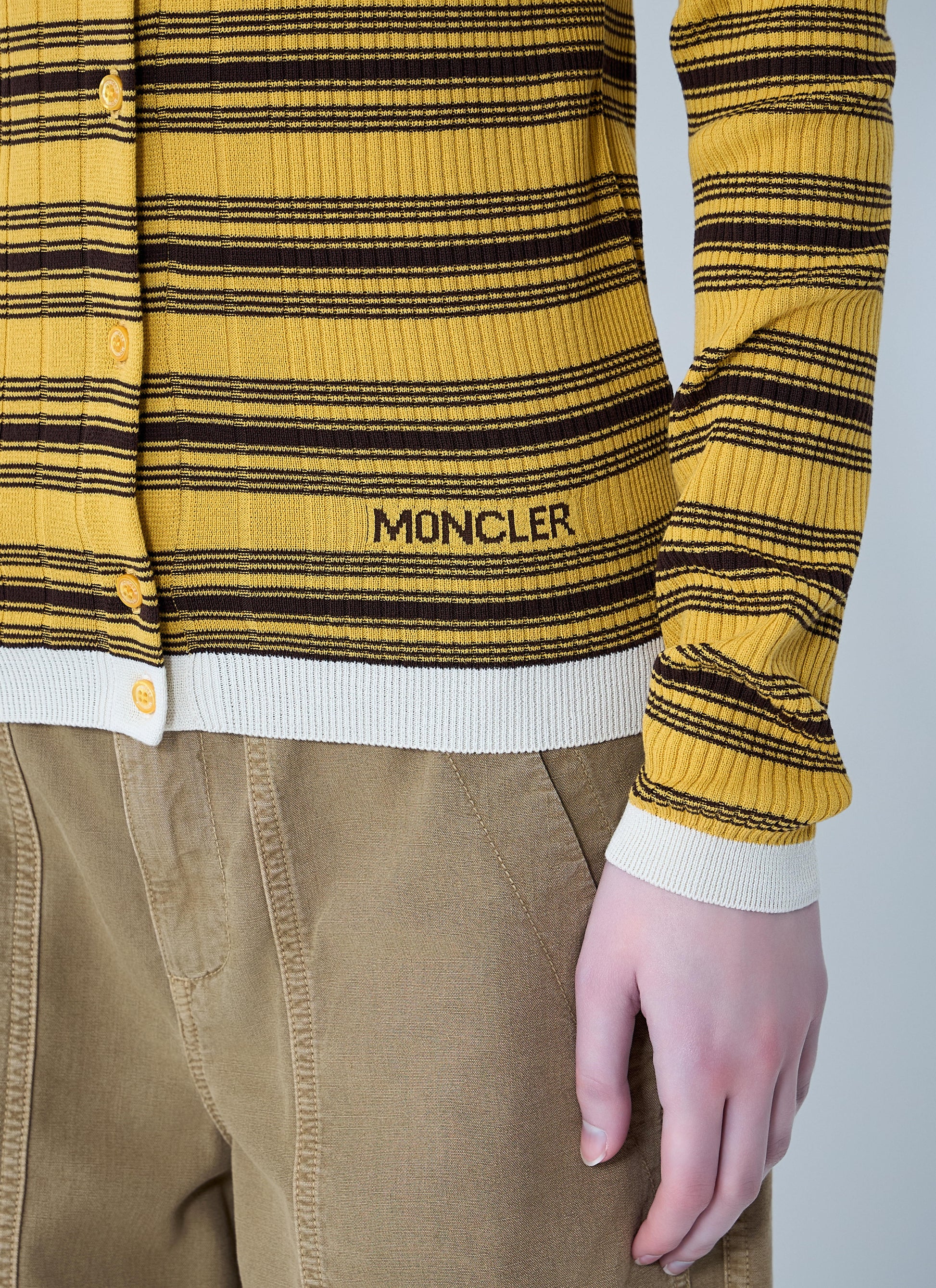 Moncler Women Striped Button-Down Cardigan MONCLER