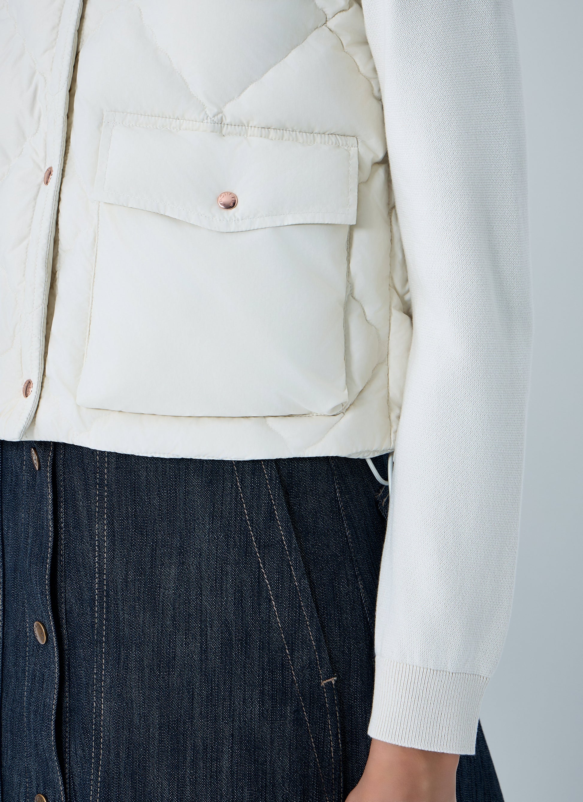 Moncler Women Diamond-Quilted Gilet MONCLER
