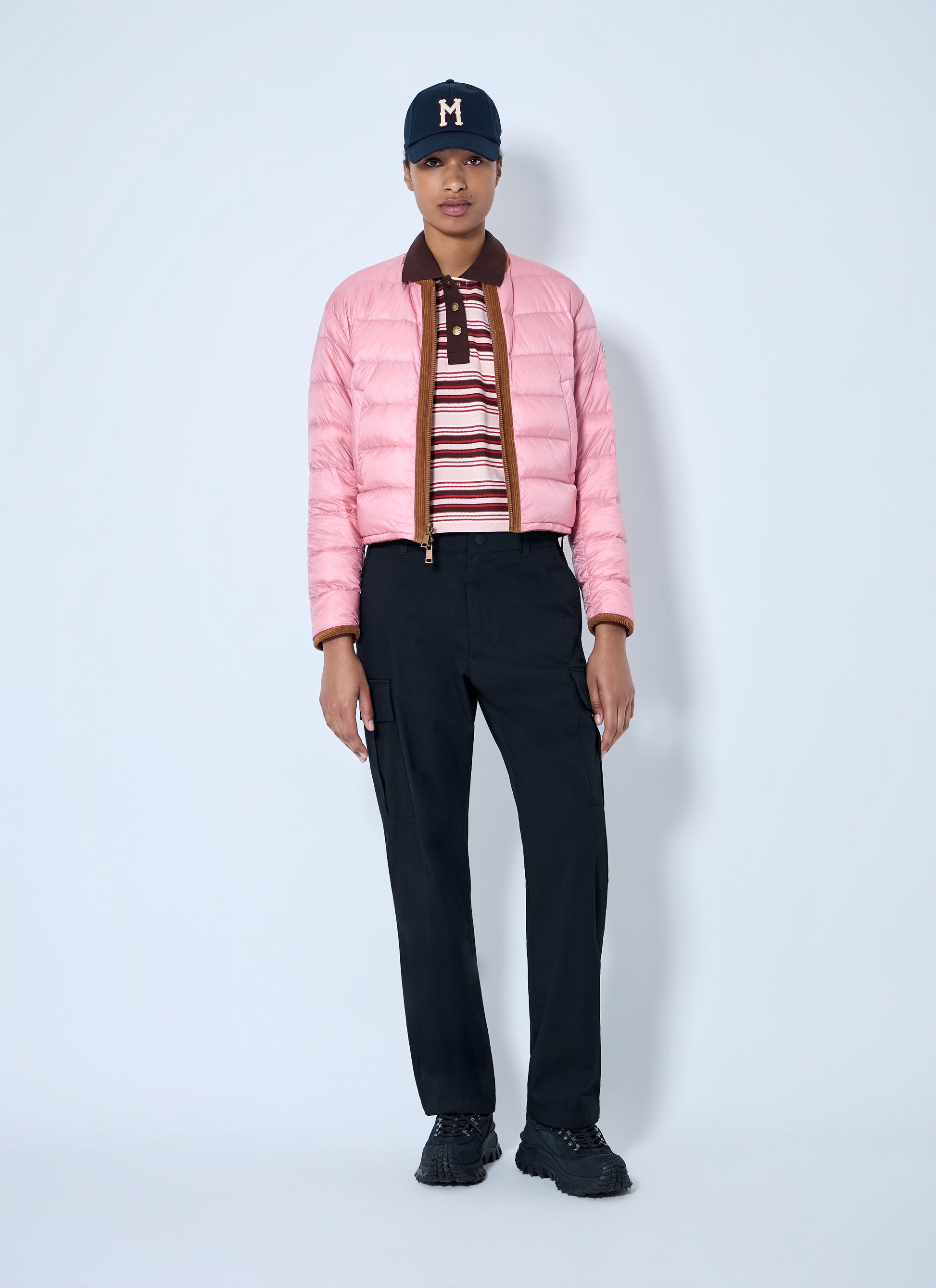 Moncler Women Blageon Corduroy Reversible Down Jacket MONCLER