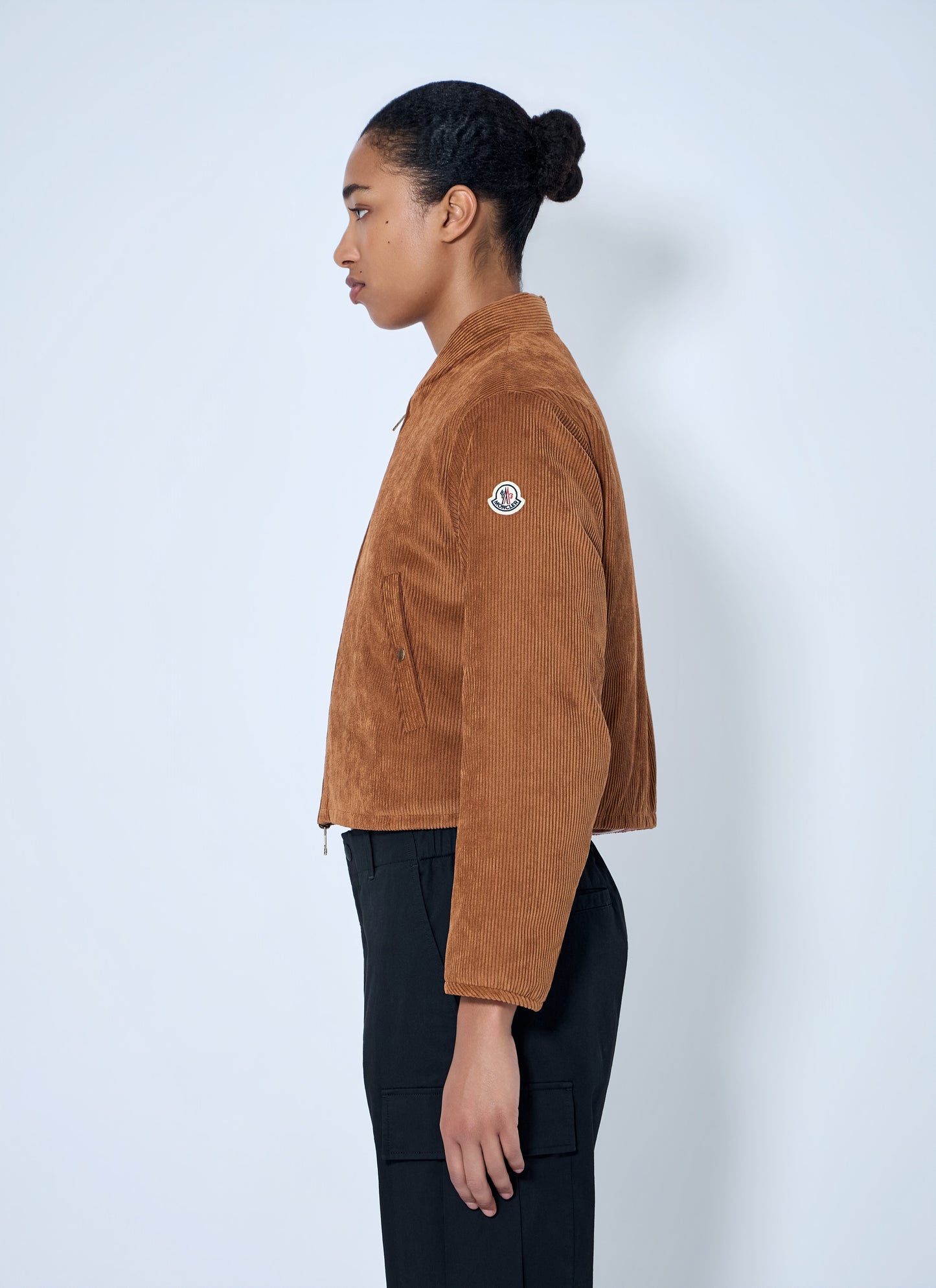 Moncler Women Blageon Corduroy Reversible Down Jacket MONCLER