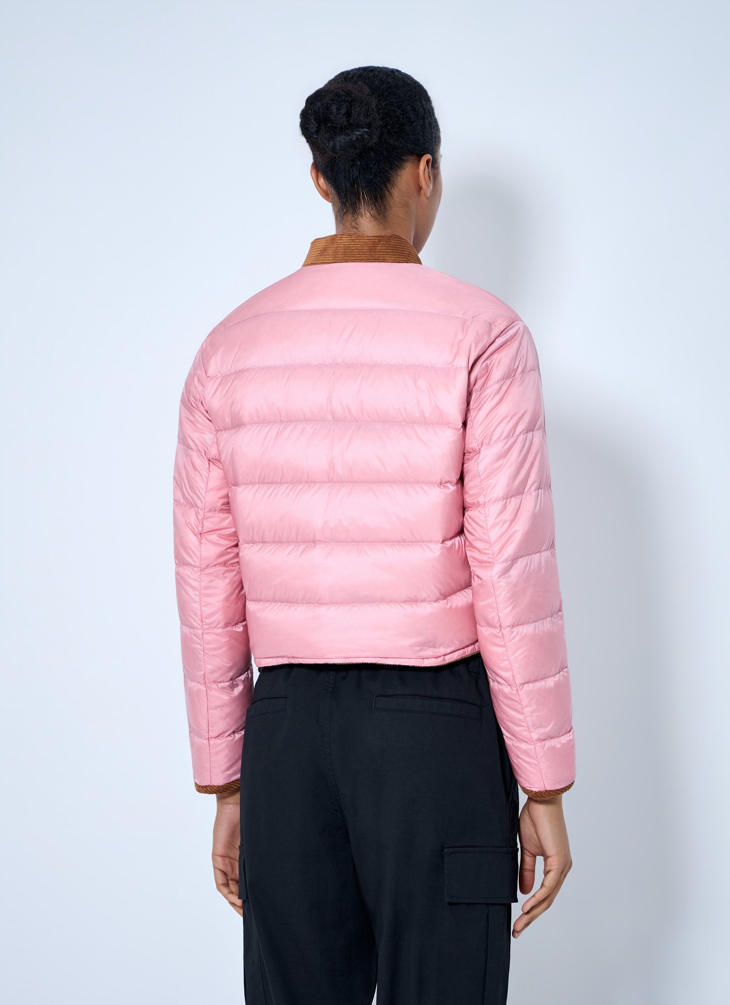 Moncler Women Blageon Corduroy Reversible Down Jacket MONCLER