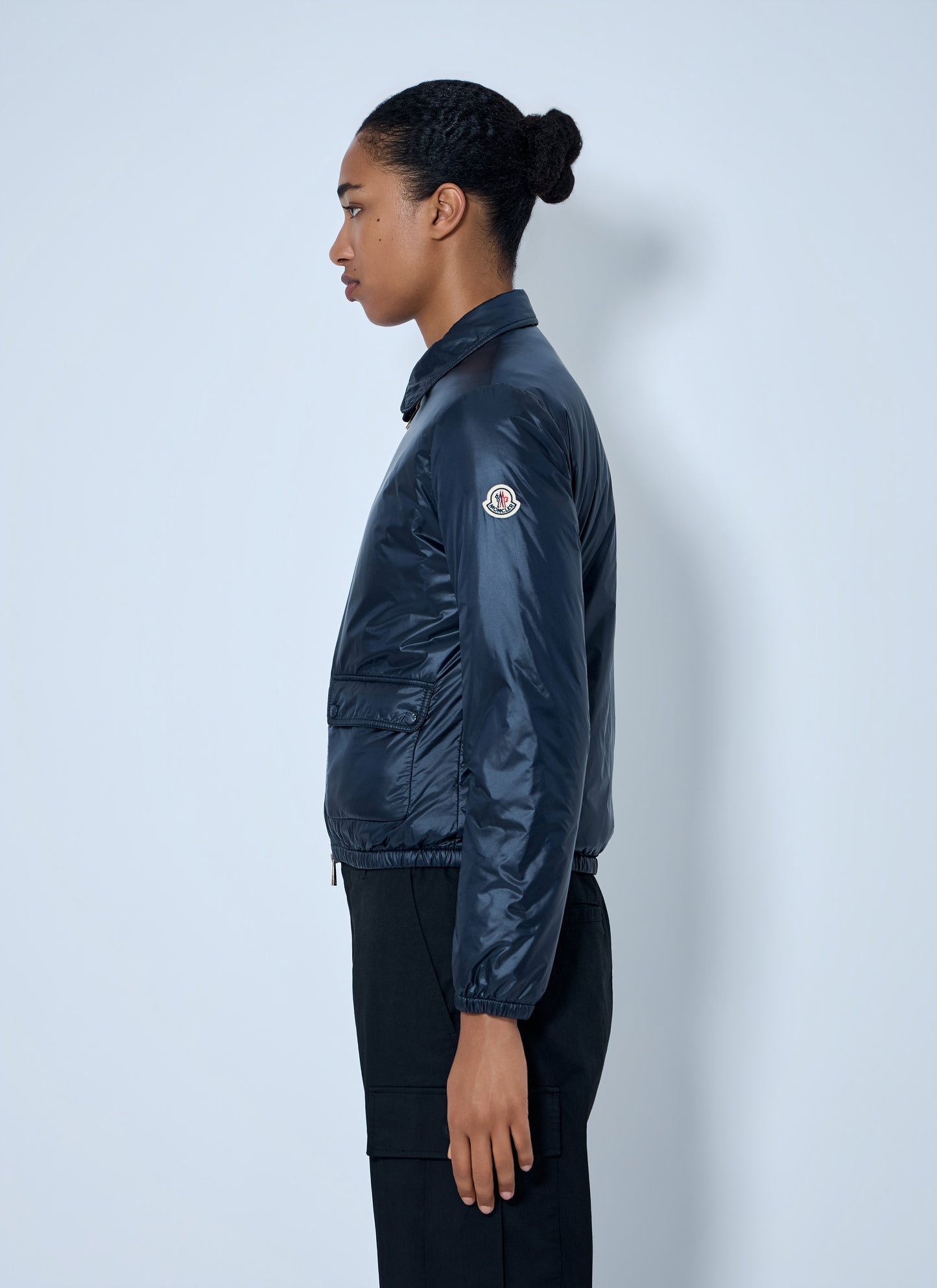 Moncler Women Lanset Packable Short Down Shirt Jacket MONCLER
