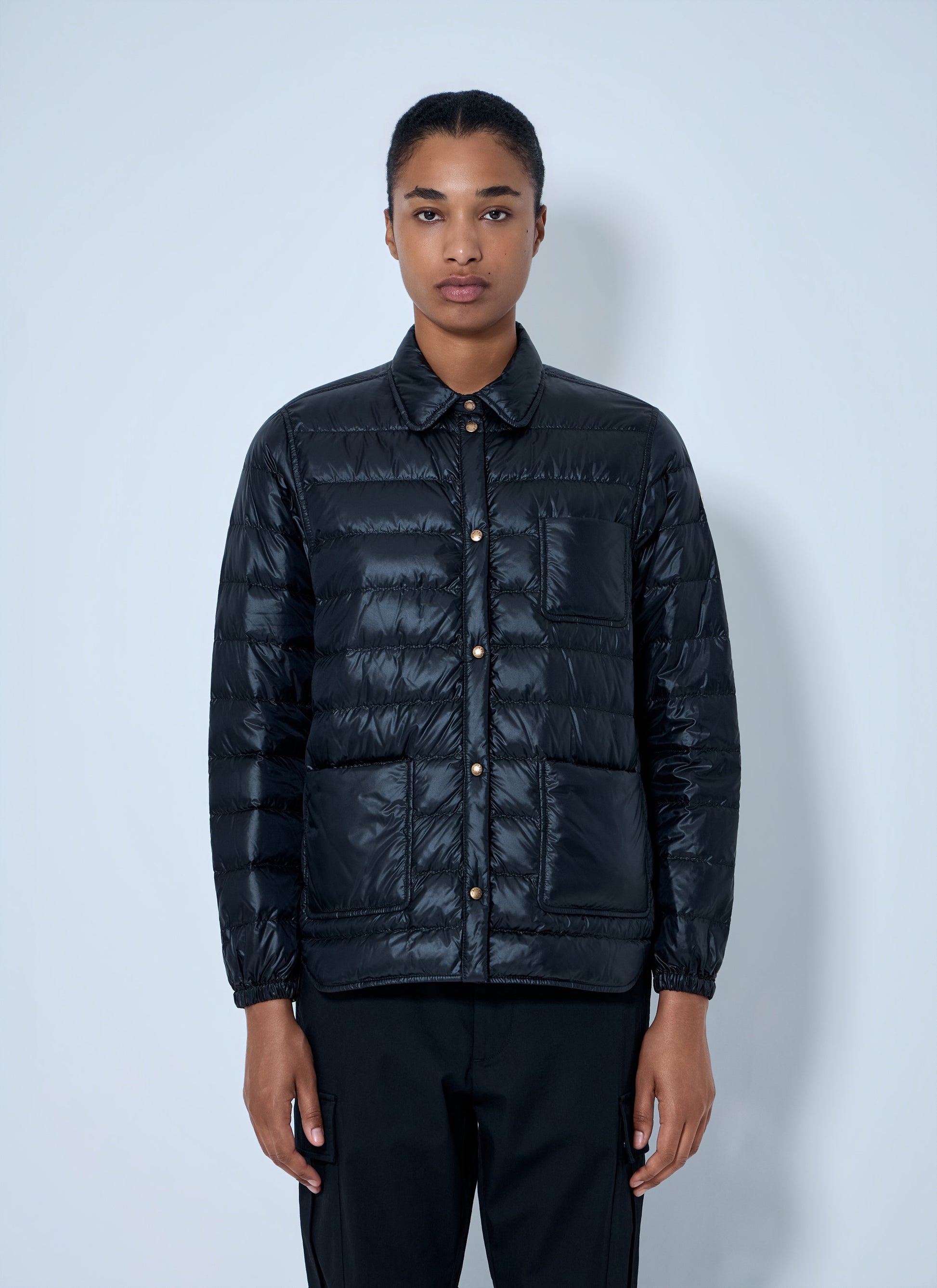 Moncler Women Fouine Down Shirt Jacket MONCLER