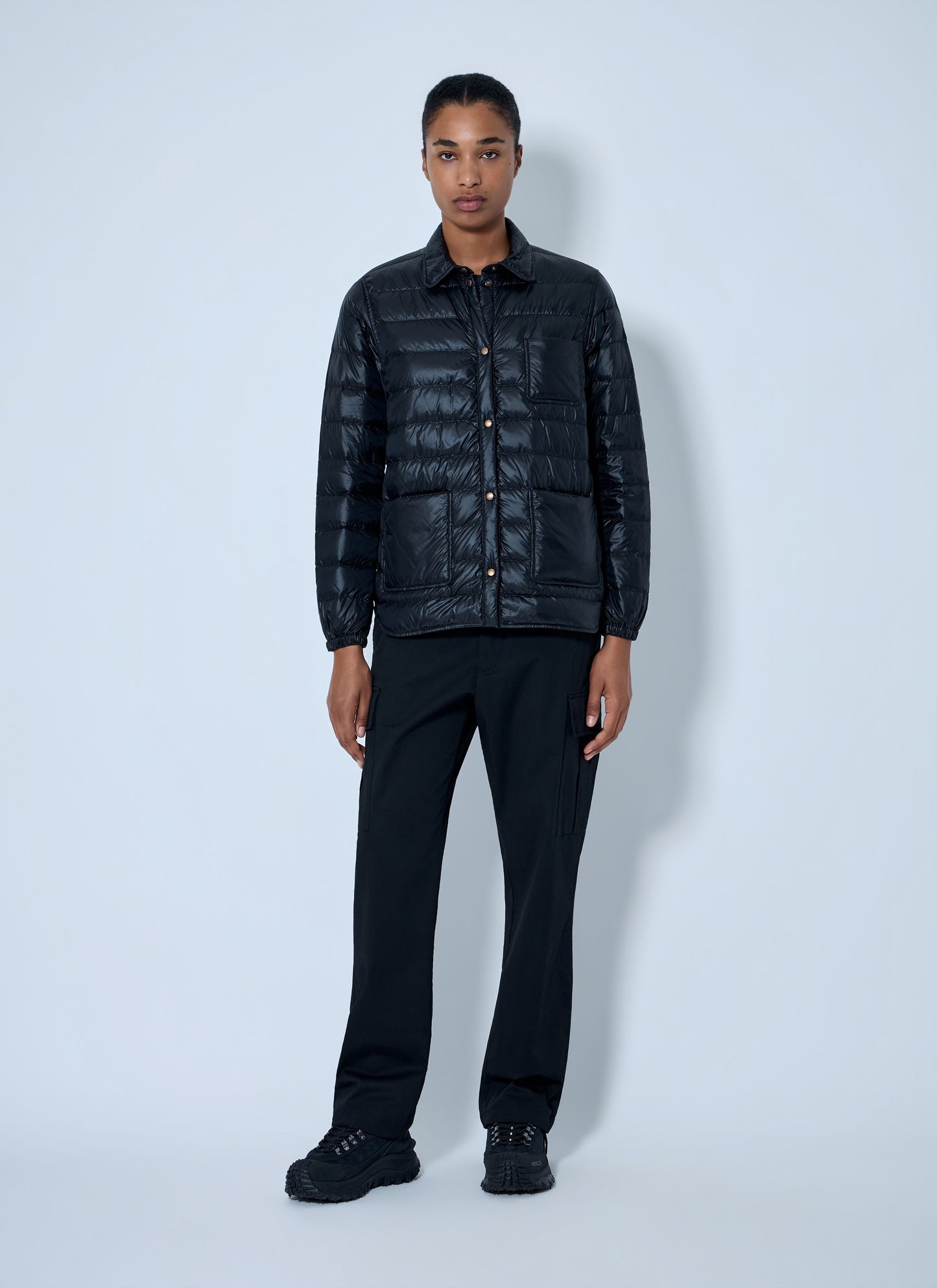 Moncler Women Fouine Down Shirt Jacket MONCLER