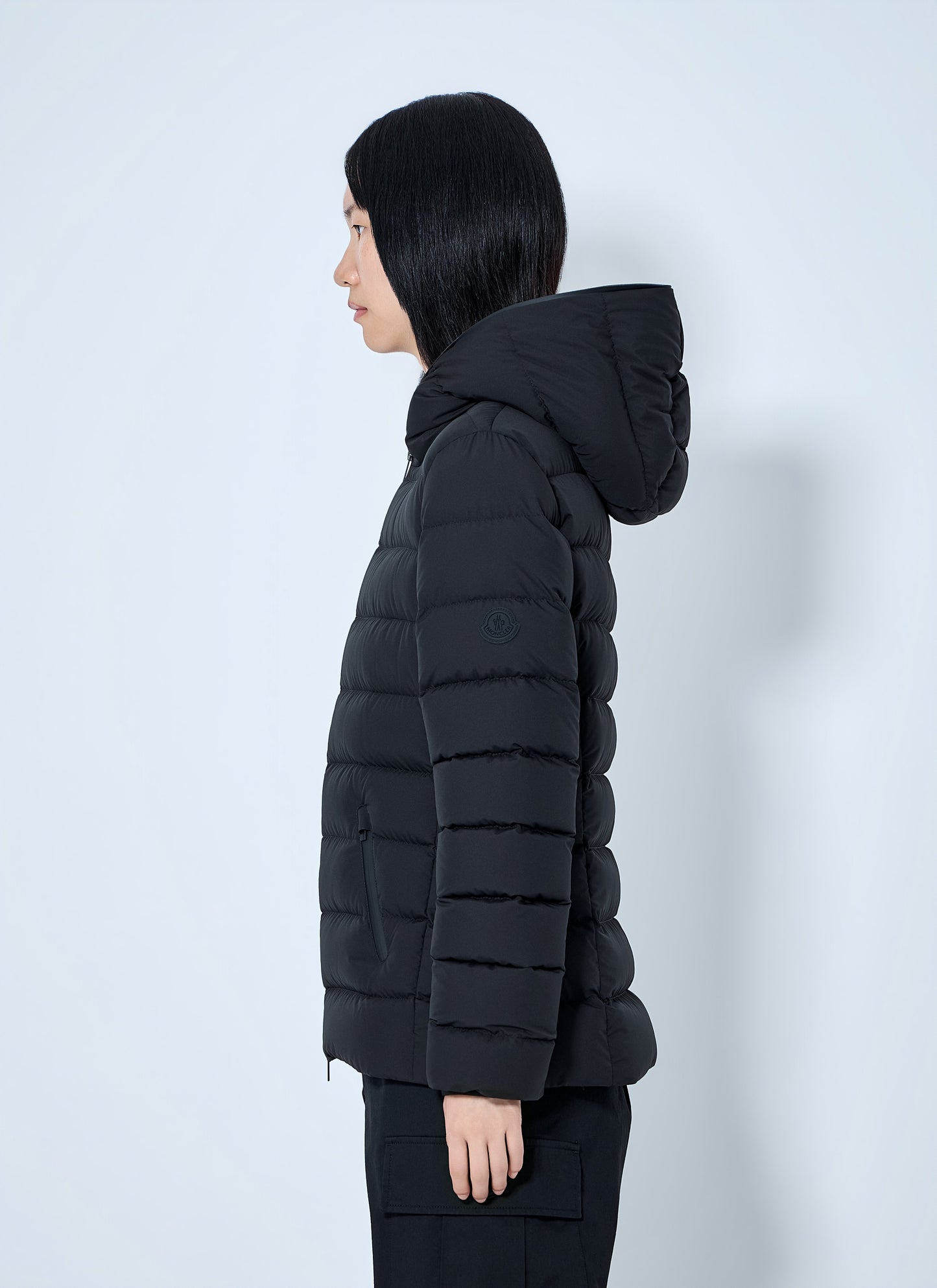 Moncler Women Herbe Hooded Short Down Jacket