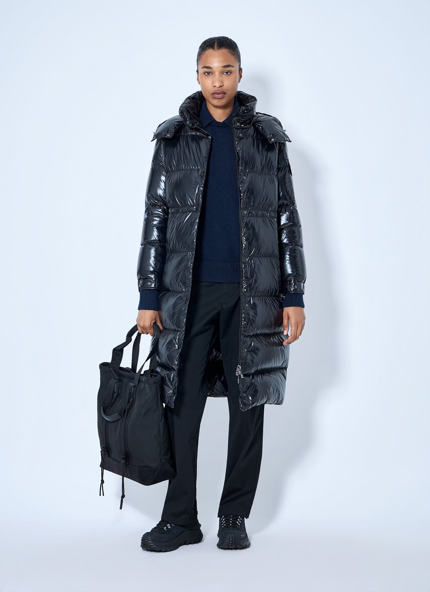 Moncler Women Cavettaz Hooded Long Down Jacket MONCLER