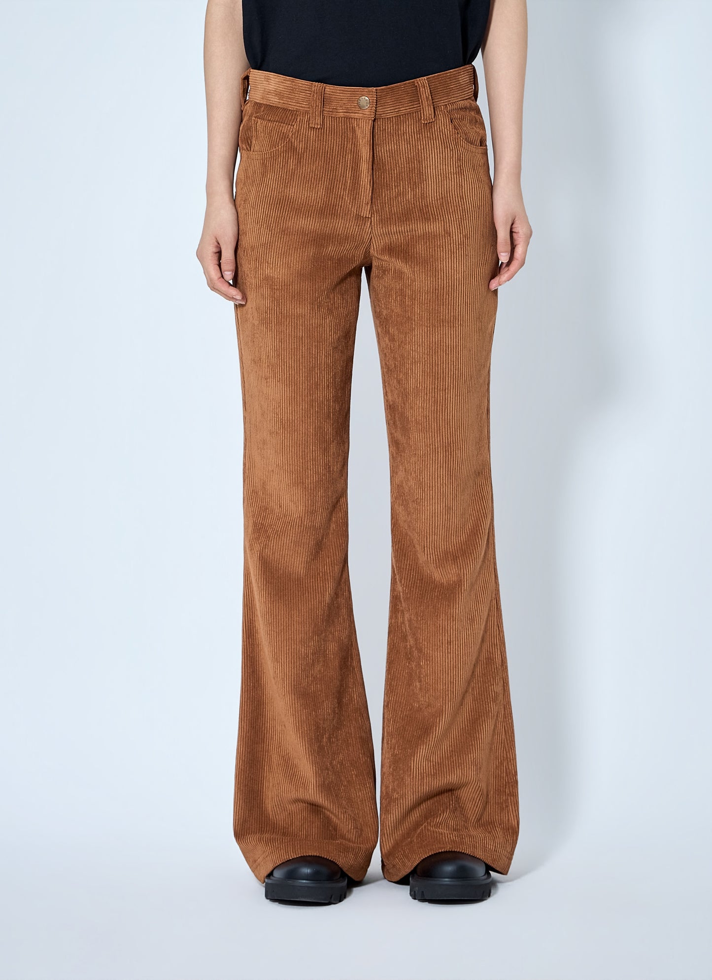 Moncler Women Corduroy Flared Trousers