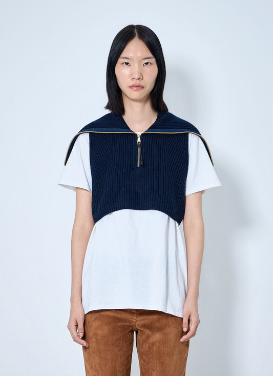 Moncler Women Zip-Front Knit Vest
