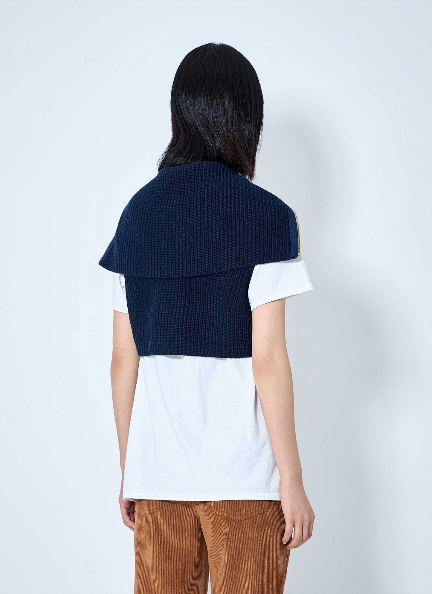 Moncler Women Zip-Front Knit Vest