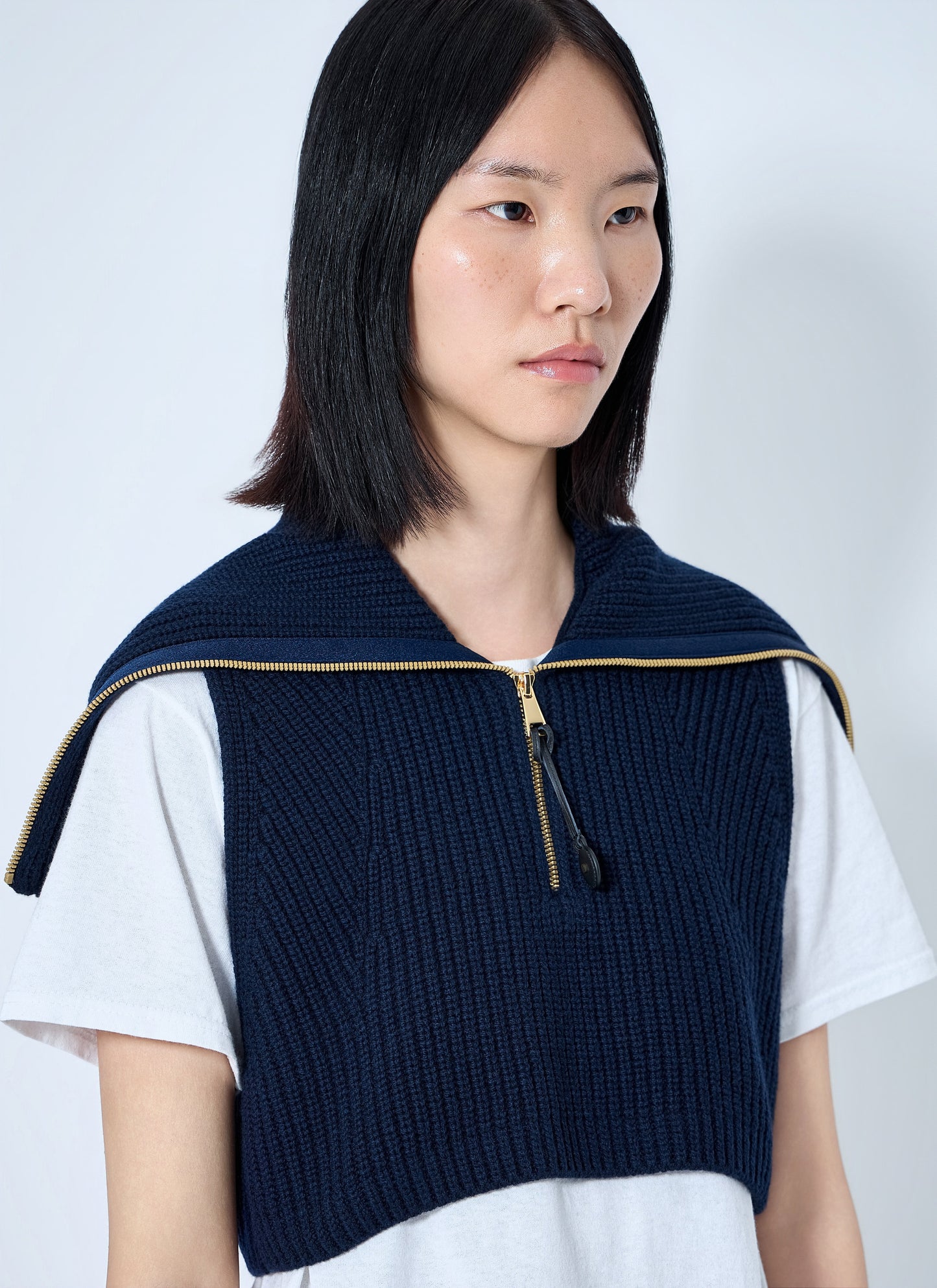 Moncler Women Zip-Front Knit Vest