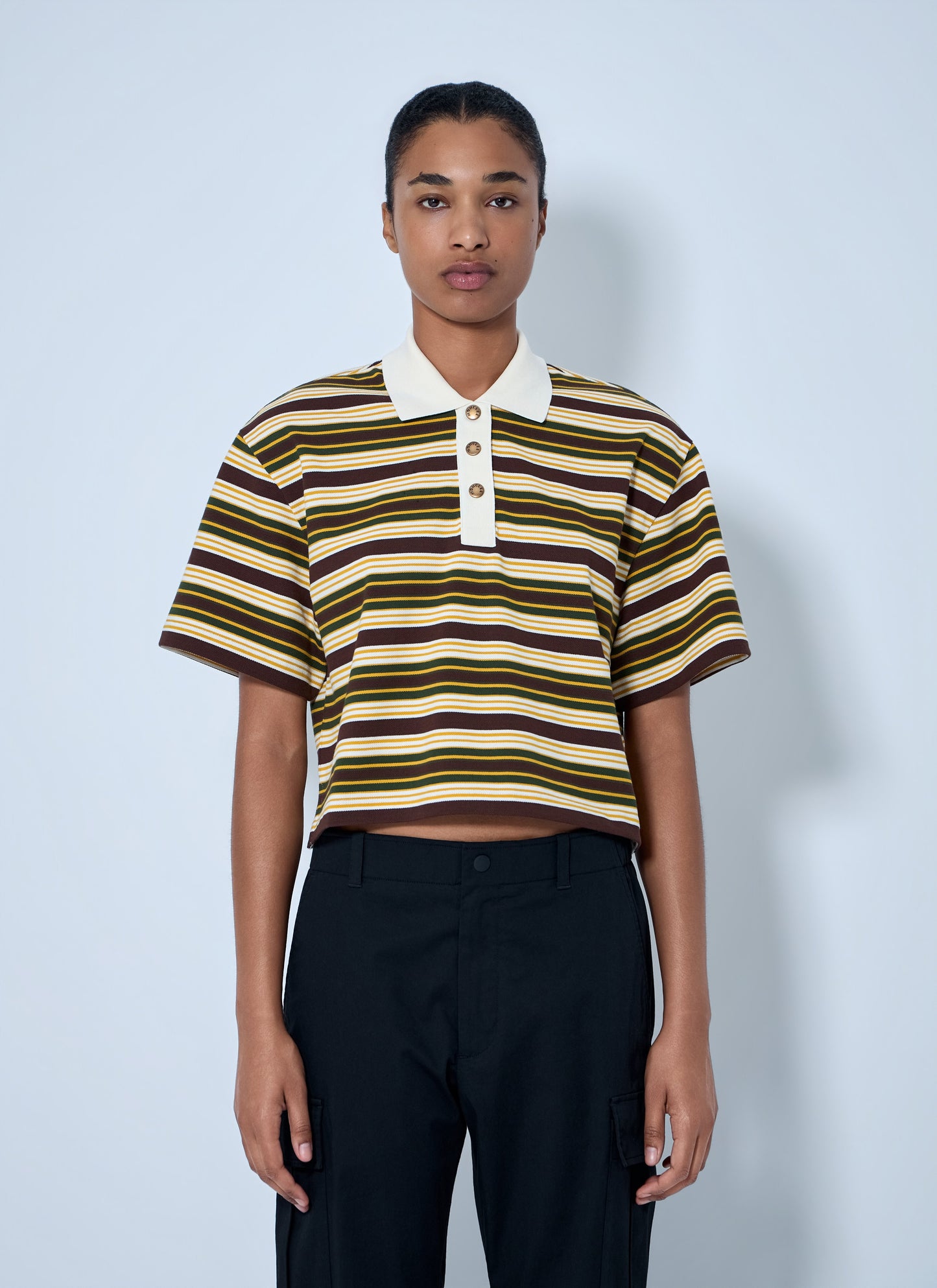 Moncler Women Striped Polo Shirt MONCLER