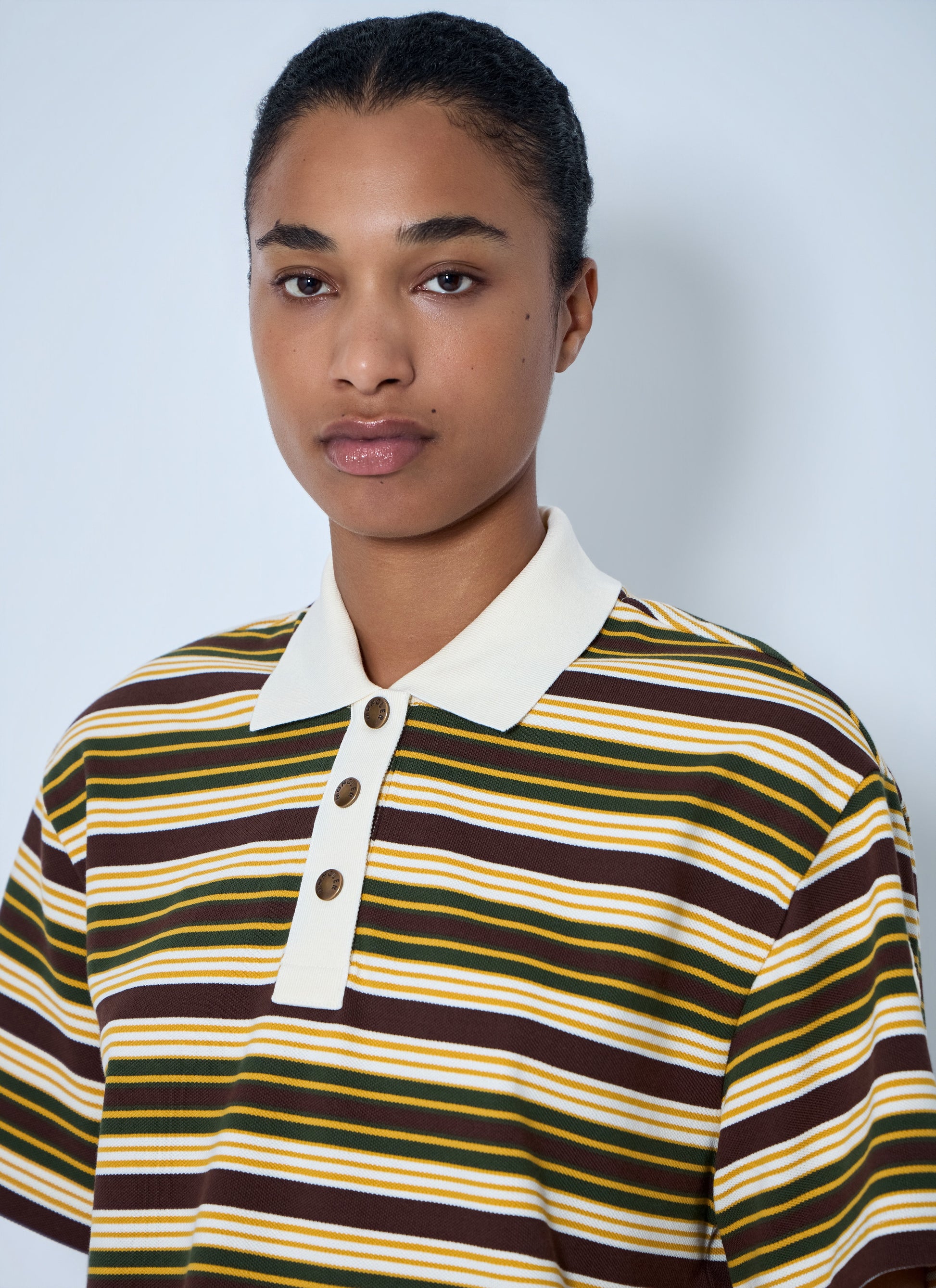 Moncler Women Striped Polo Shirt MONCLER