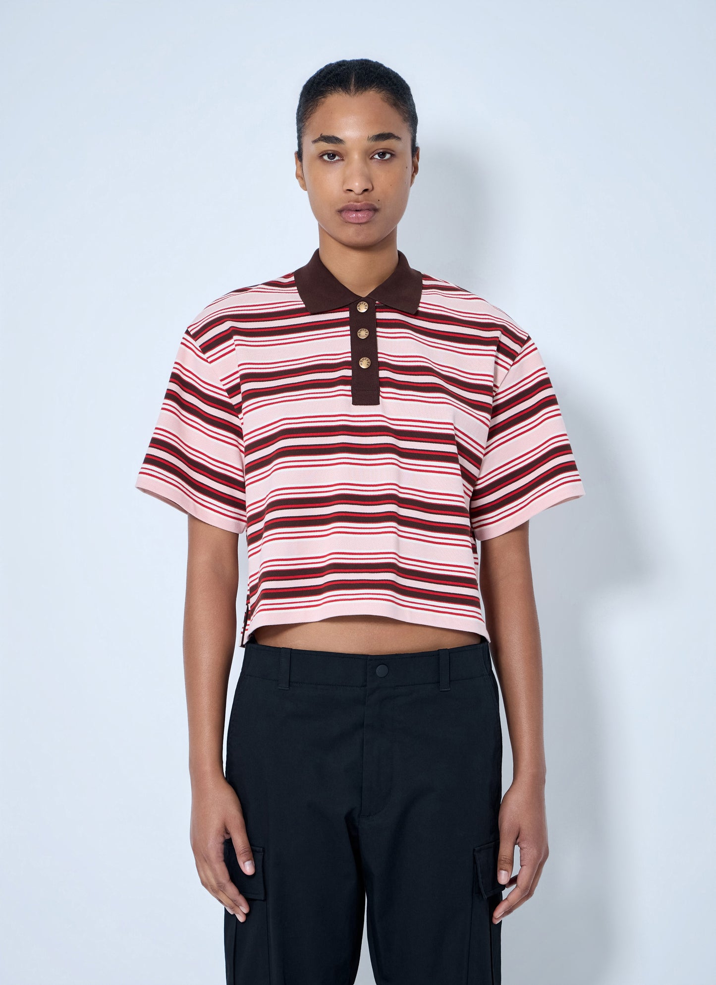 Moncler Women Striped Polo Shirt MONCLER