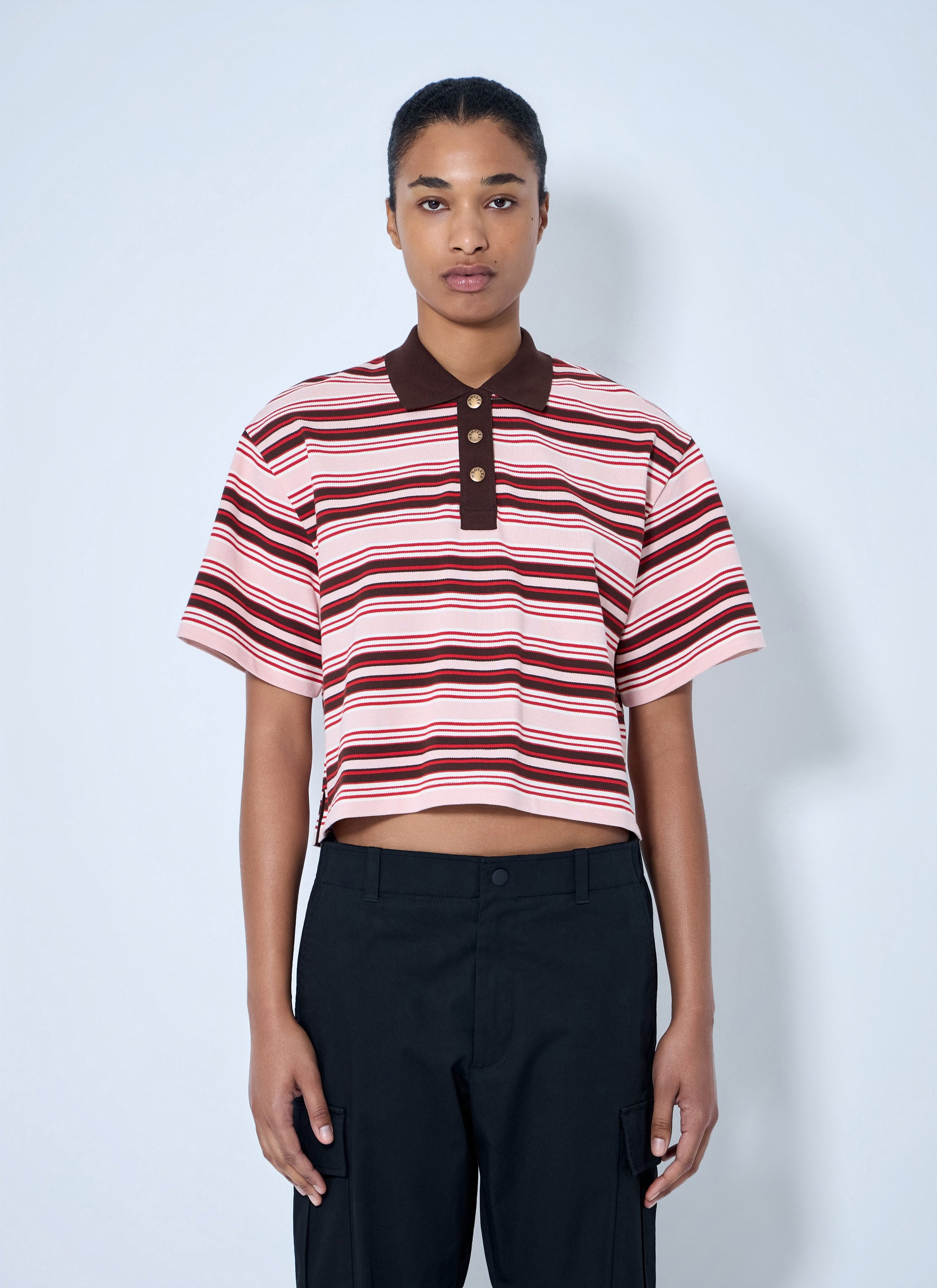 Moncler Women Striped Polo Shirt MONCLER