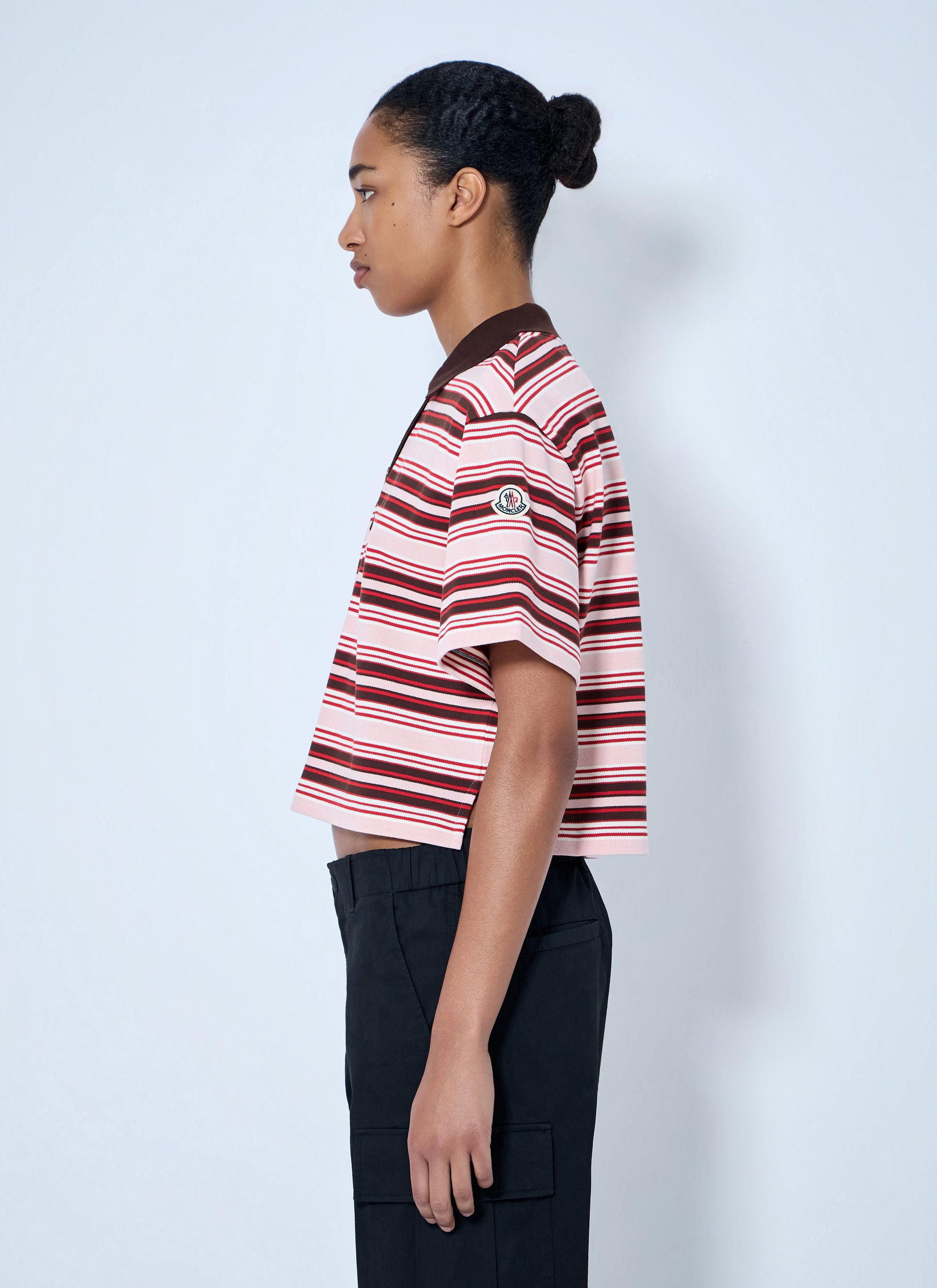 Moncler Women Striped Polo Shirt MONCLER