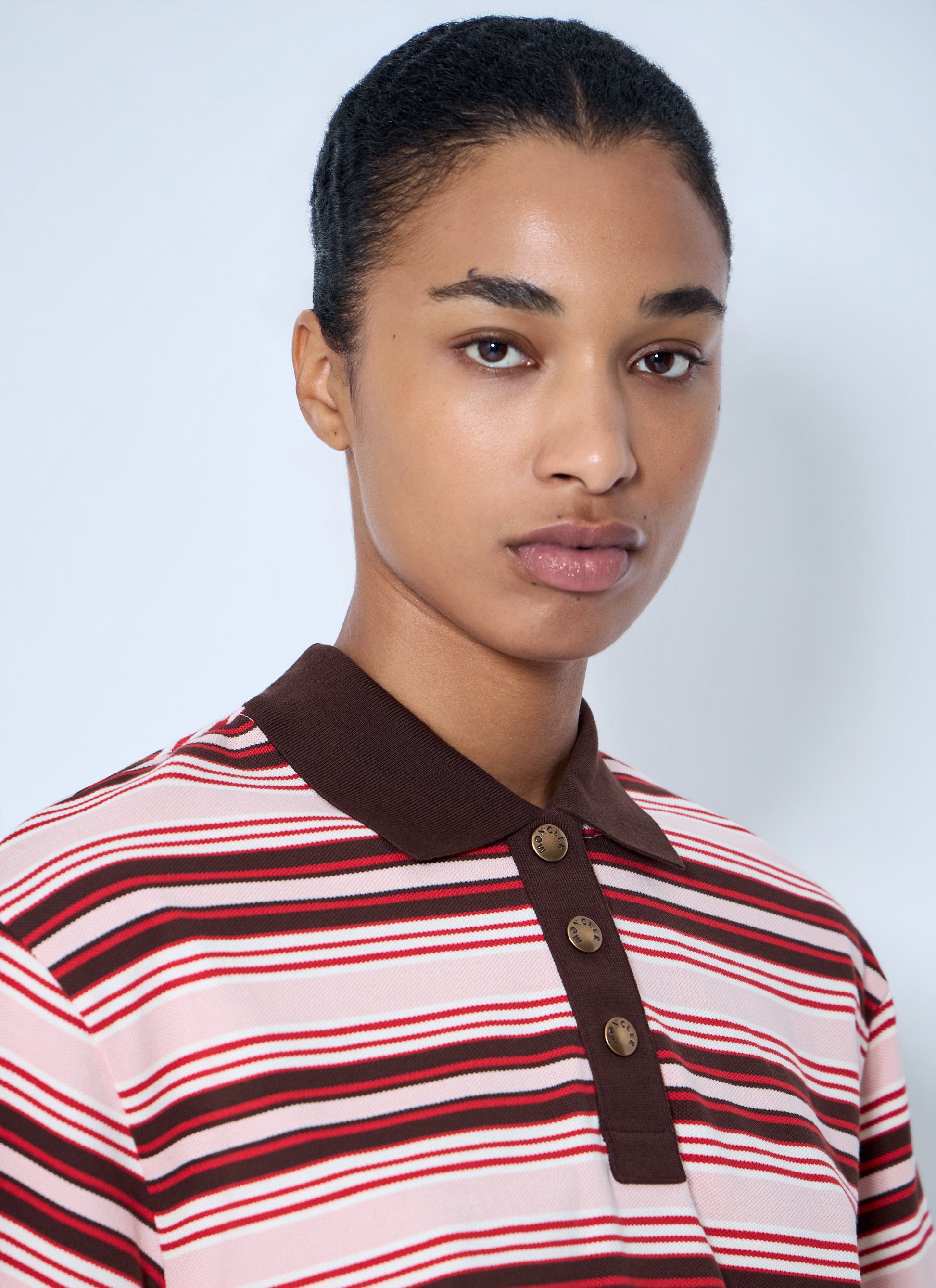 Moncler Women Striped Polo Shirt MONCLER