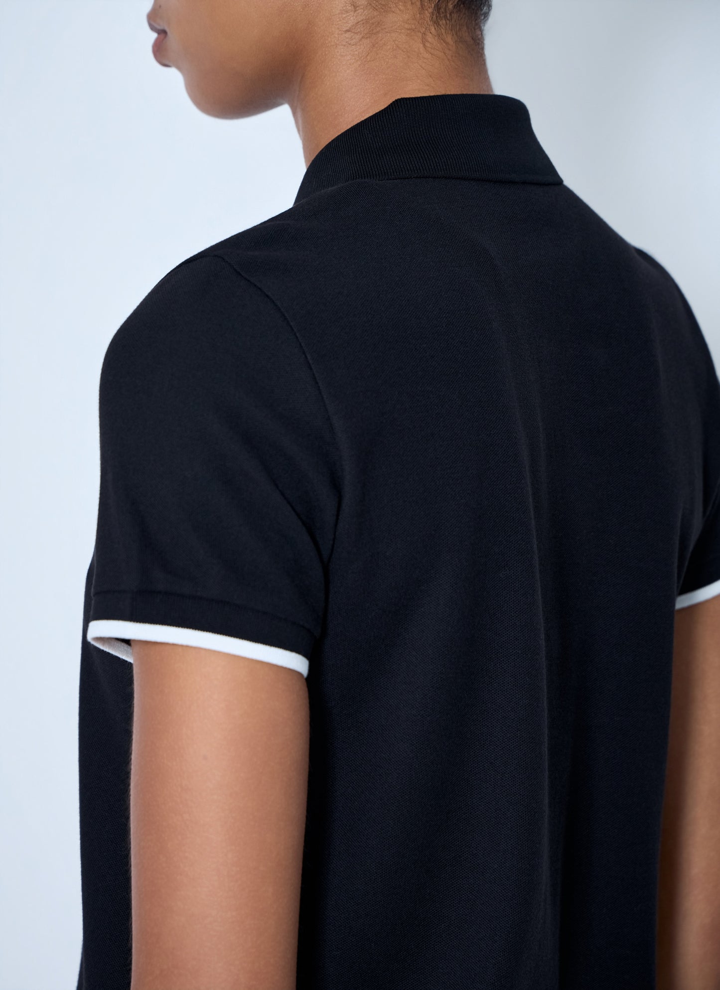 Moncler Women Piqué Polo Shirt With Logo Badge MONCLER