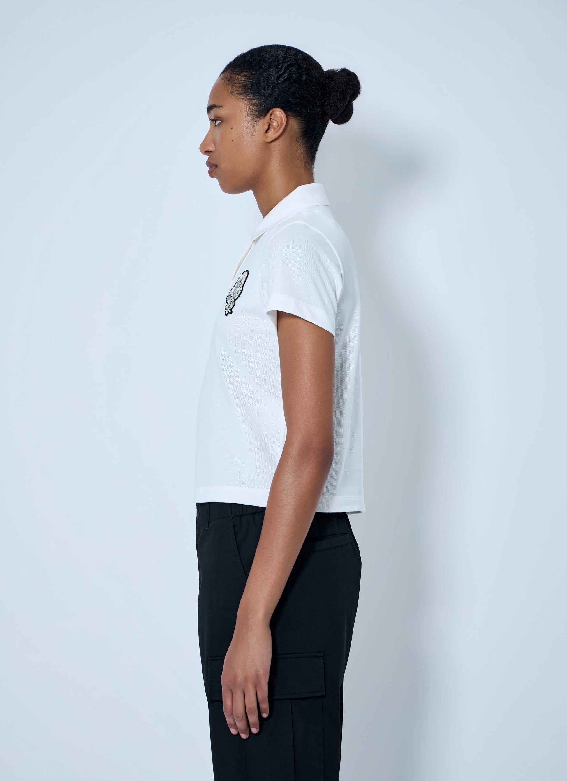 Moncler Women Embroidered Logo Polo Shirt MONCLER