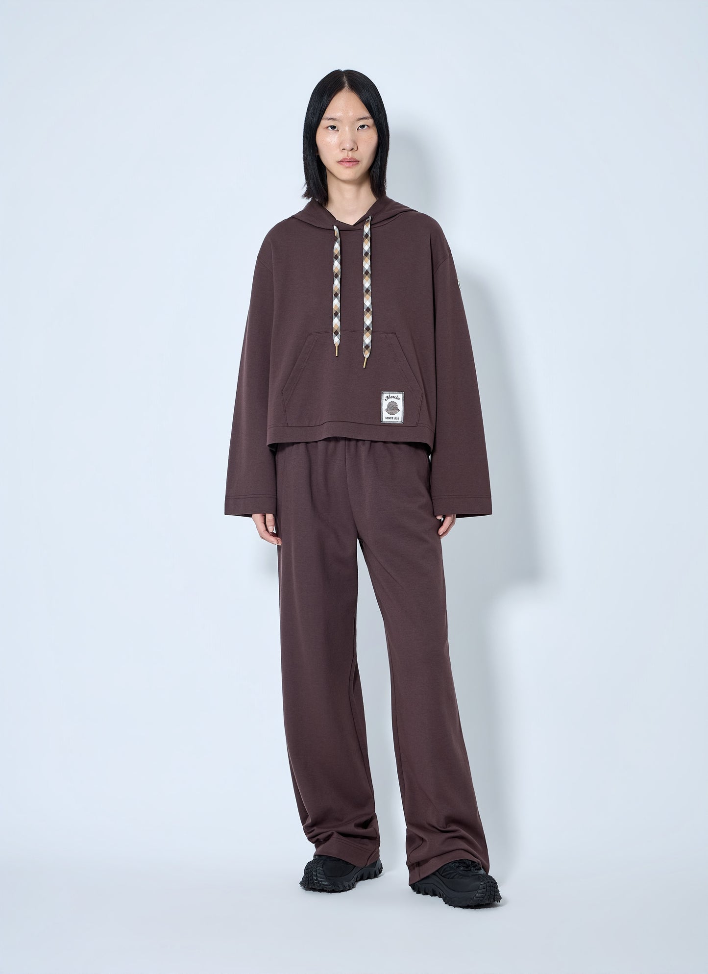 Moncler Women Hooded Sweatshirt With Contrast Drawstrings MONCLER