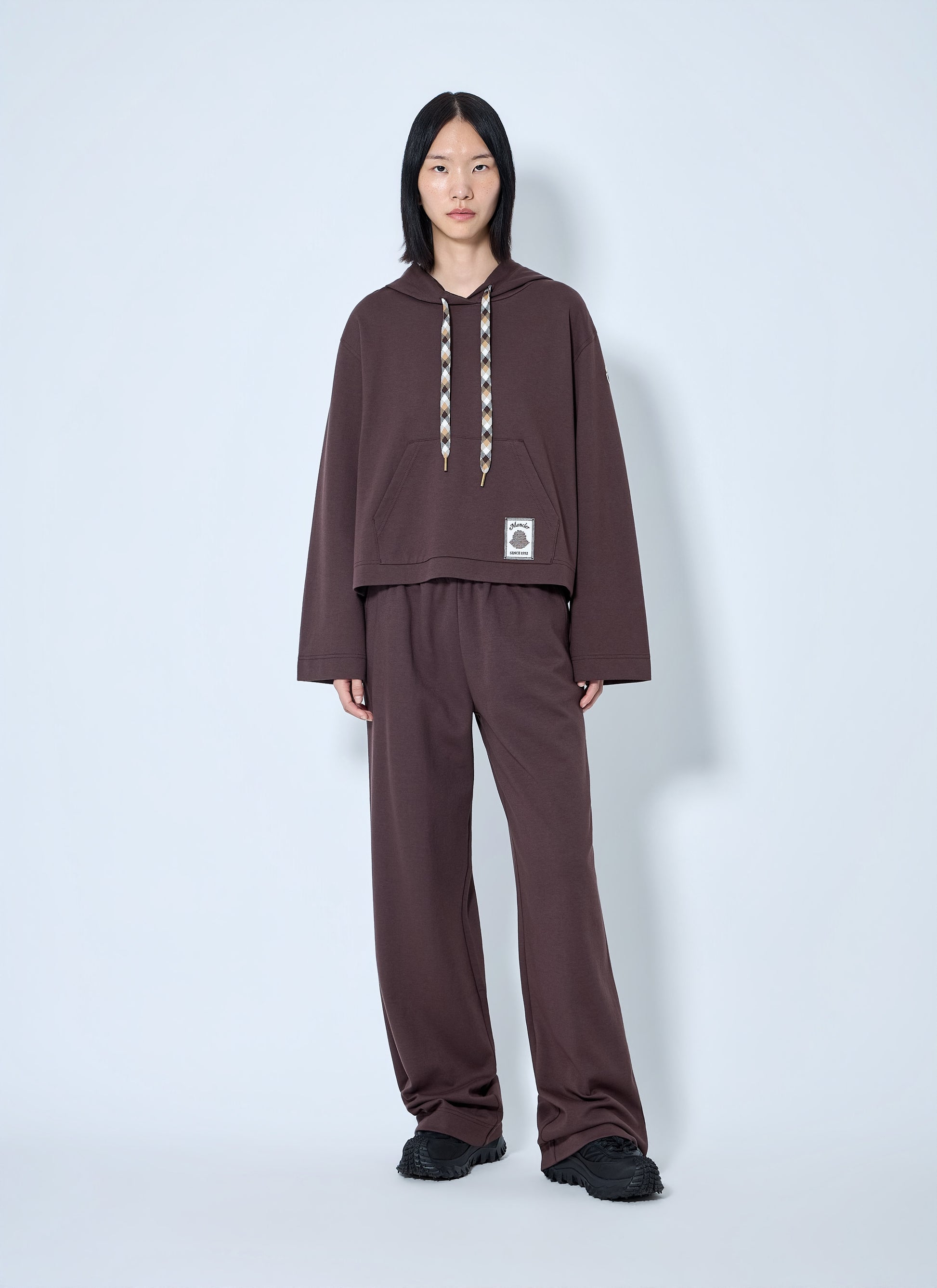 Moncler Women Hooded Sweatshirt With Contrast Drawstrings MONCLER