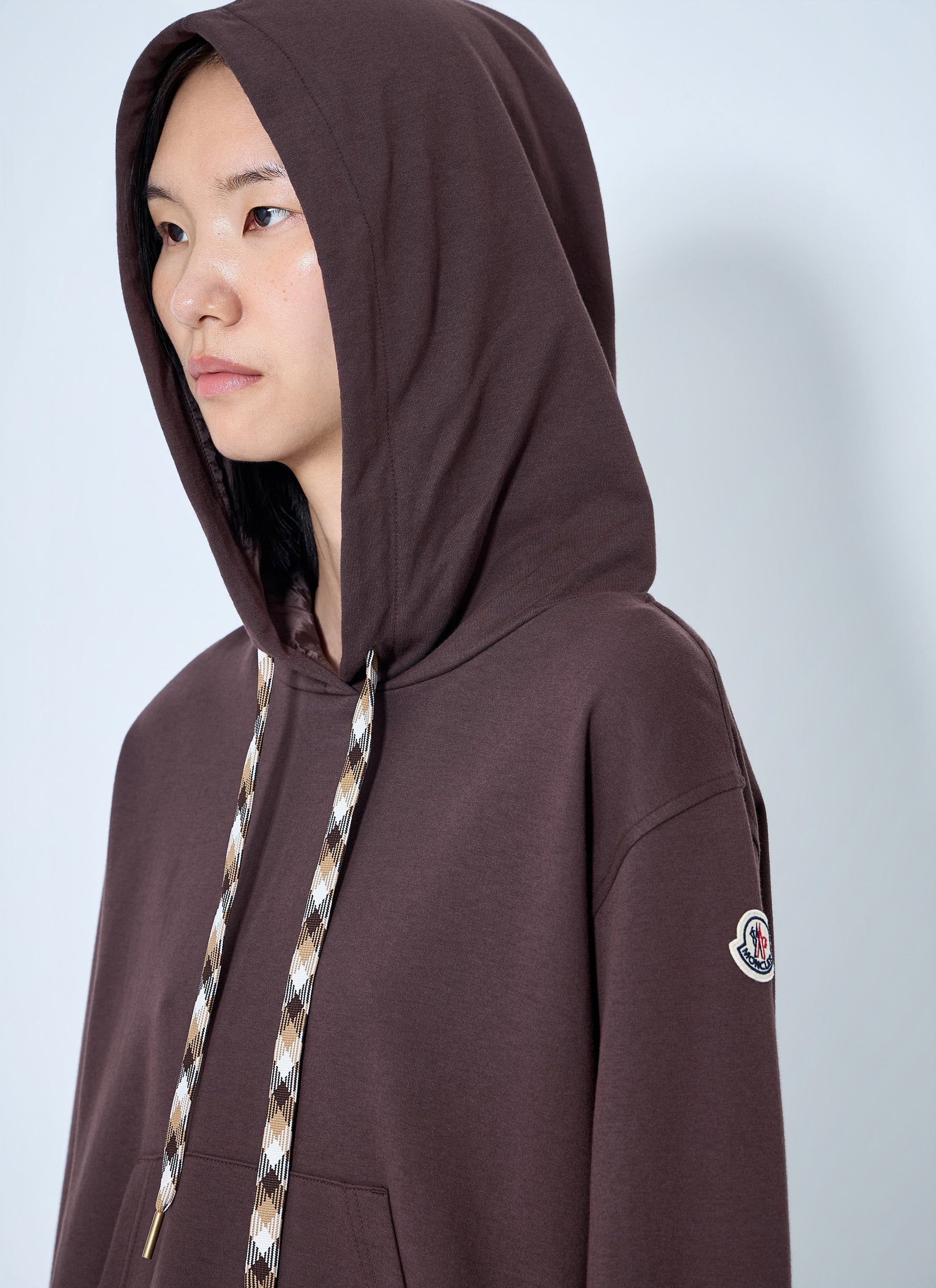 Moncler Women Hooded Sweatshirt With Contrast Drawstrings MONCLER