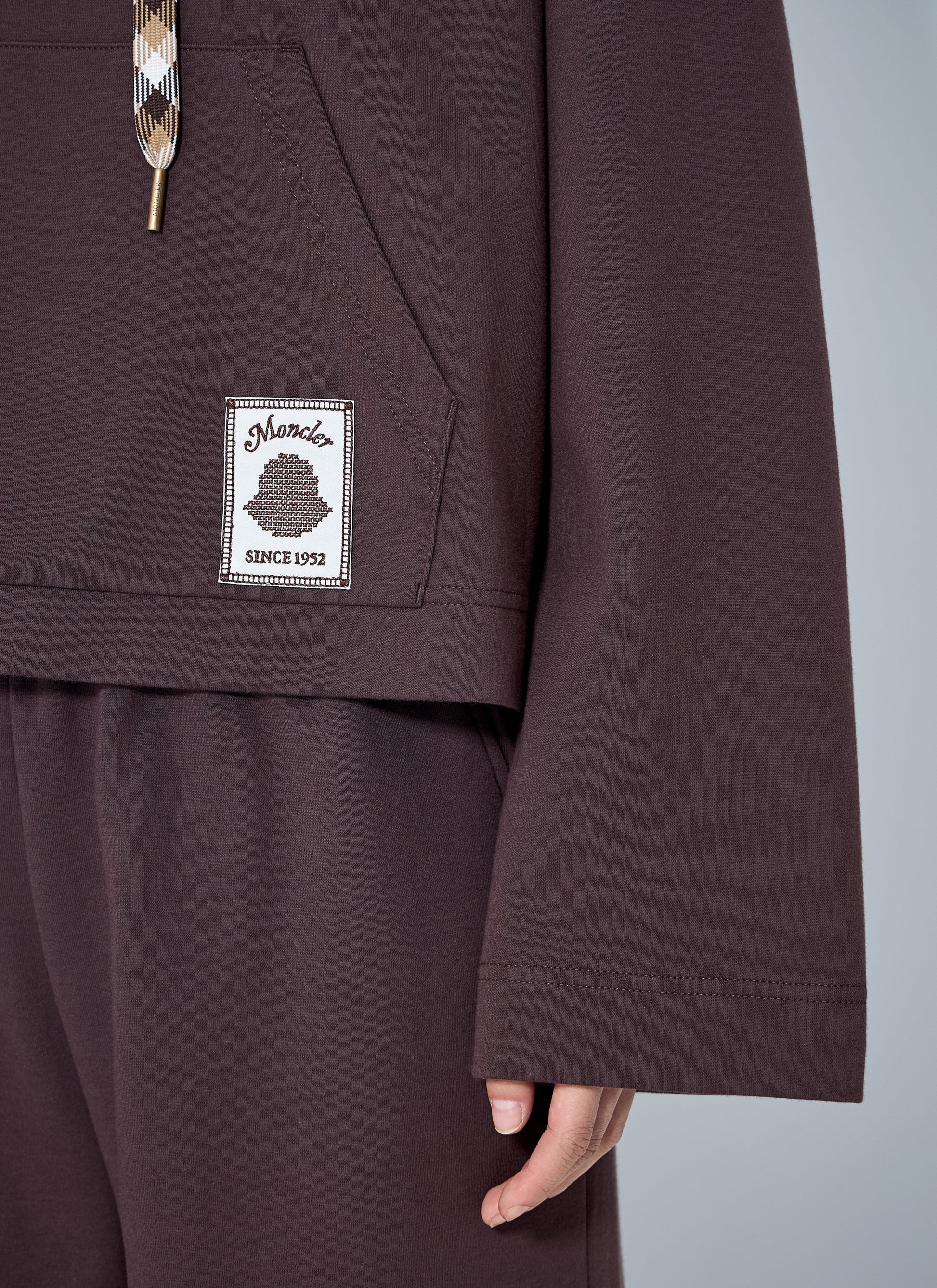 Moncler Women Hooded Sweatshirt With Contrast Drawstrings MONCLER