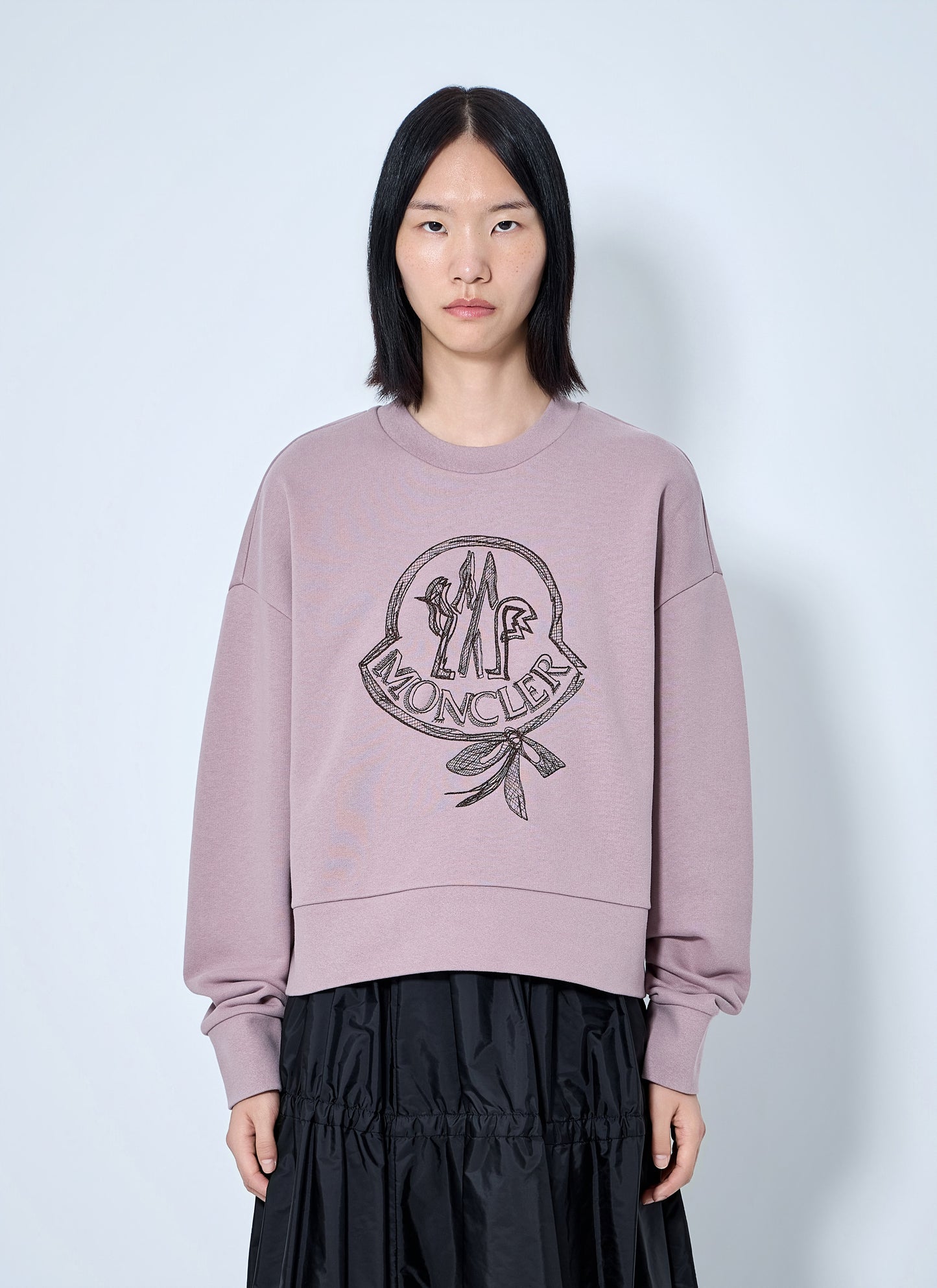 Moncler Women Logo Embroidered Sweatshirt MONCLER