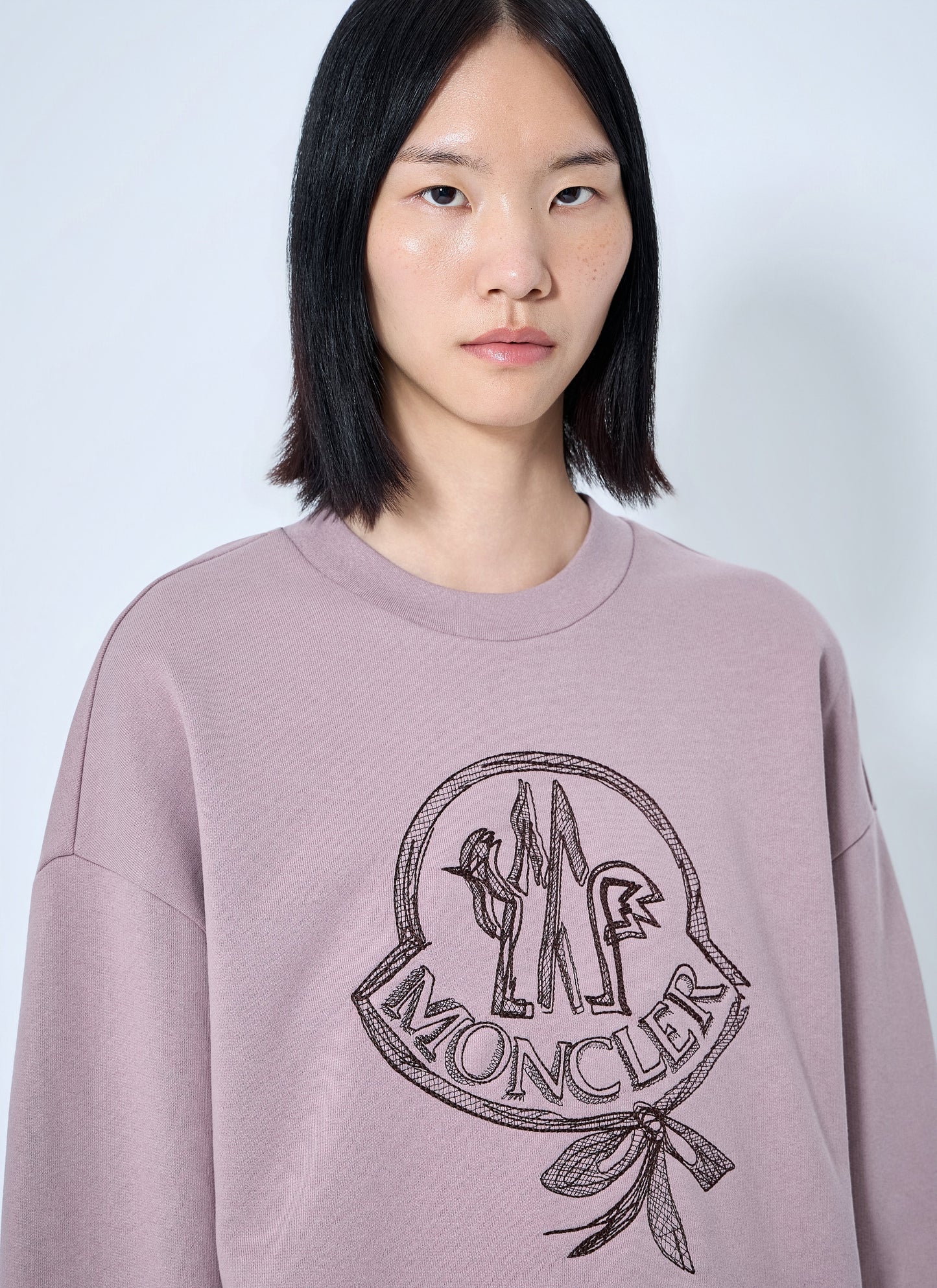Moncler Women Logo Embroidered Sweatshirt MONCLER
